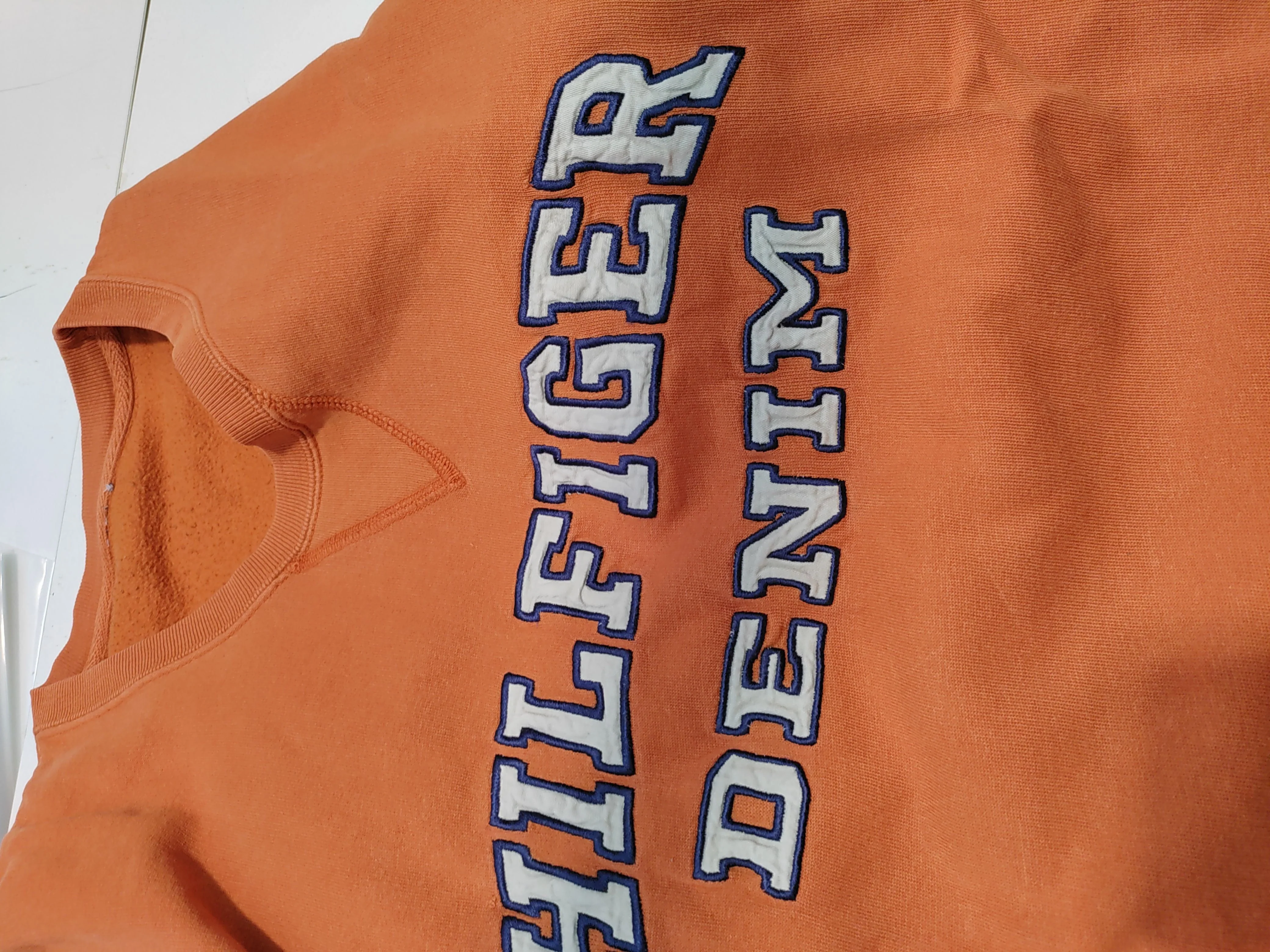 Tommy Hilfiger Men's Shirt XL Orange Graphic 100% Other Basic - Image 6