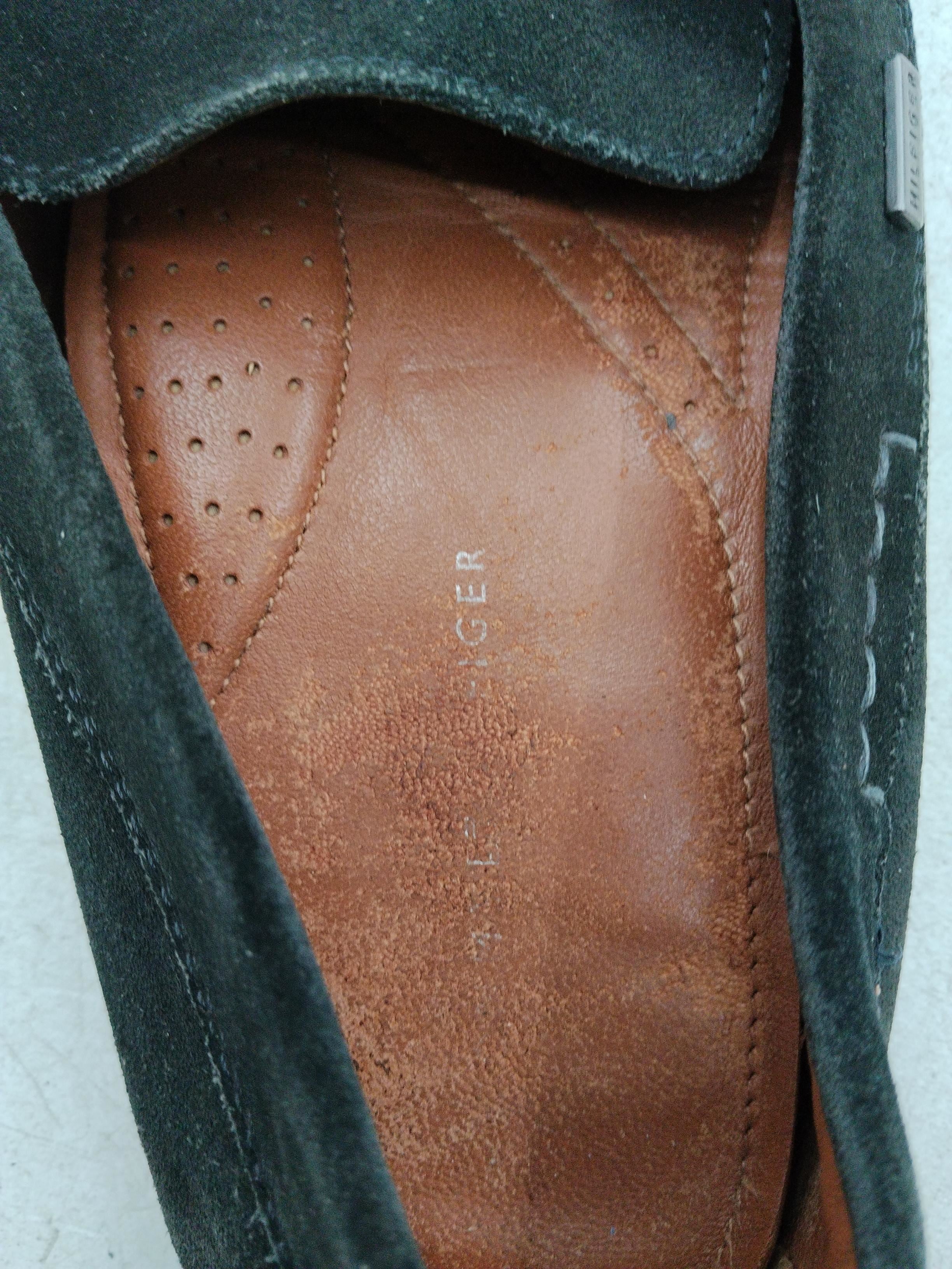 Tommy Hilfiger Men's Shoes UK 8 Black 100% Suede Loafer - Image 6