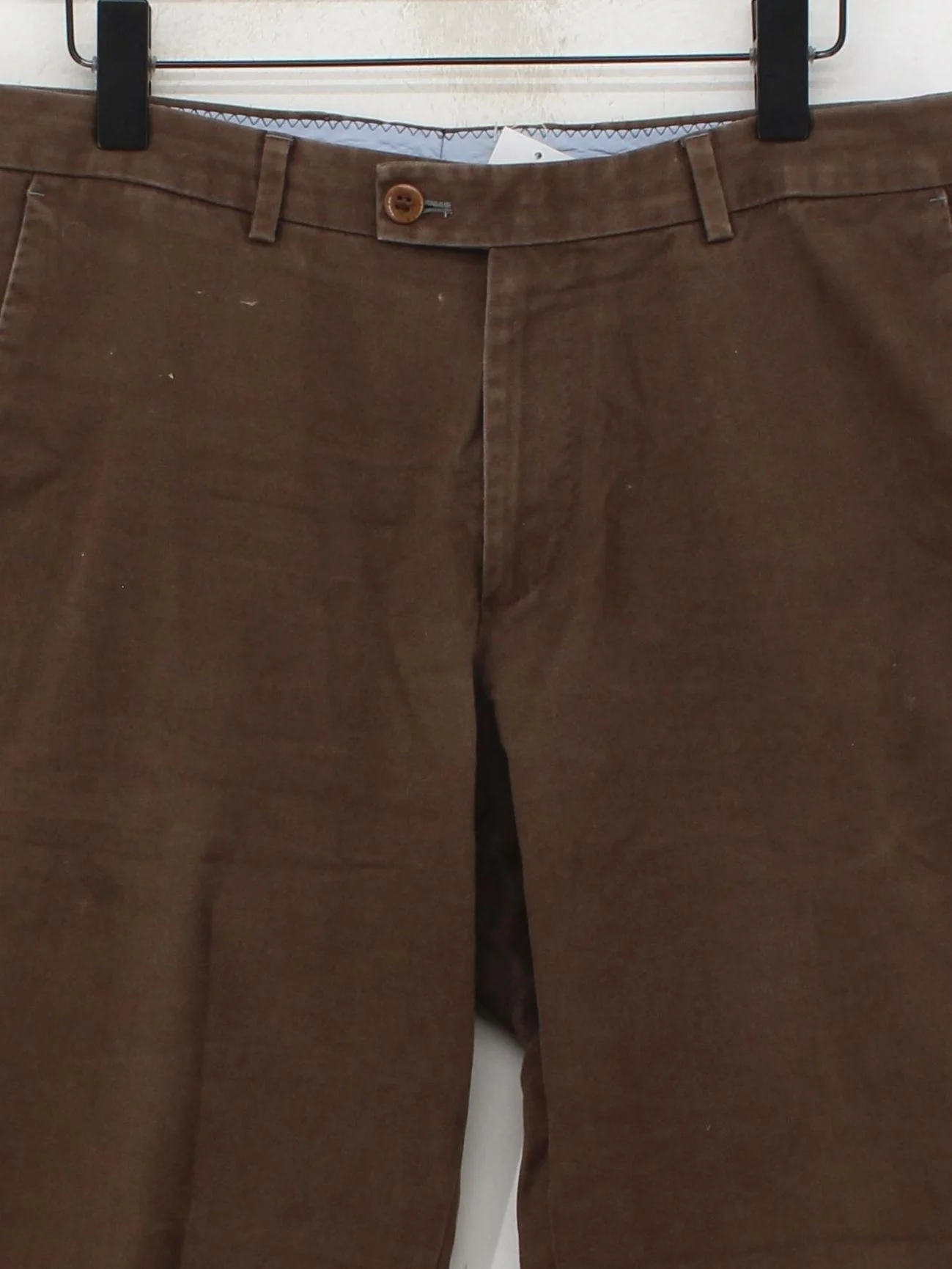Tommy Hilfiger Men's Trousers W 34 in Brown 100% Cotton Straight Chino - Image 3