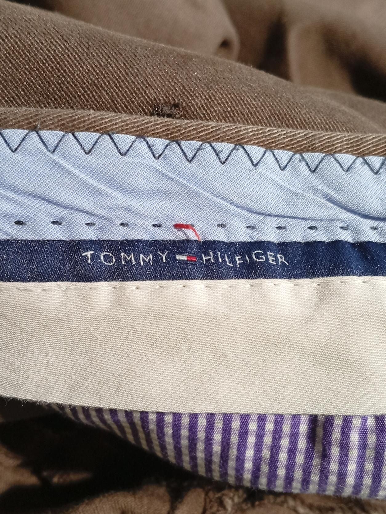 Tommy Hilfiger Men's Trousers W 34 in Brown 100% Cotton Straight Chino - Image 7