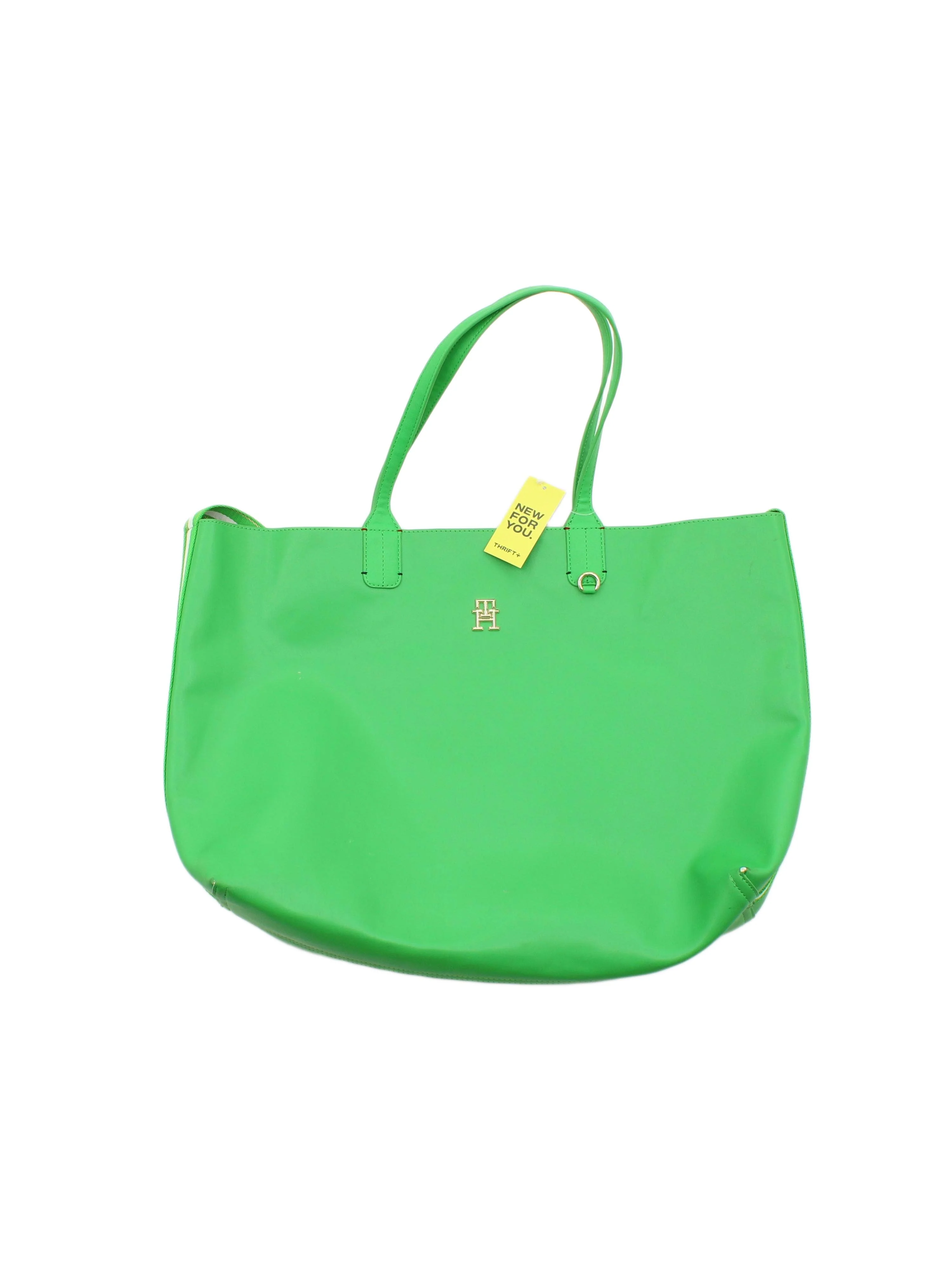 Tommy Hilfiger Women's Bag Green 100% Faux Leather Tote