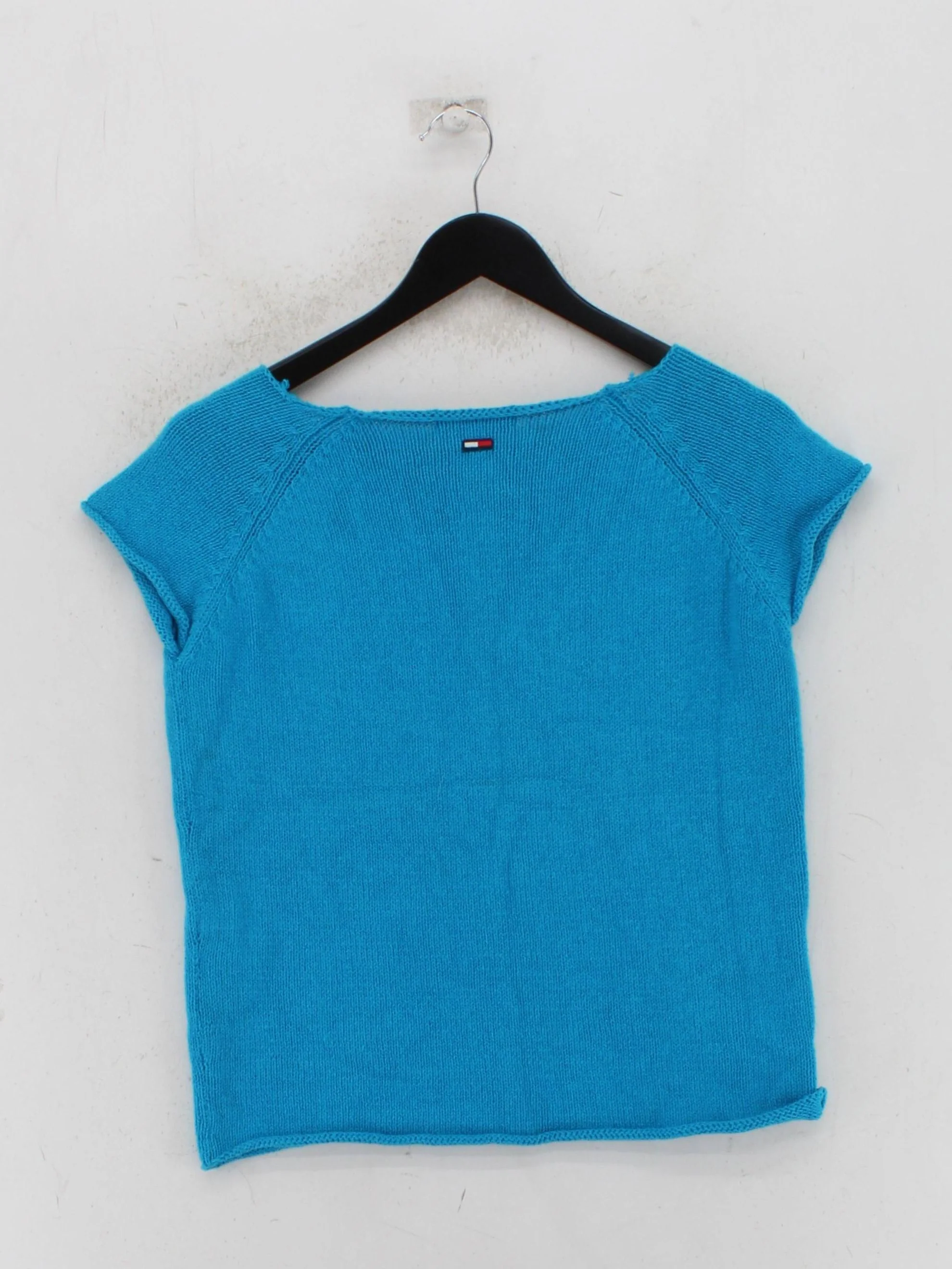 Tommy Hilfiger Women's Jumper S Blue 100% Cotton Round Neck Pullover - Image 2