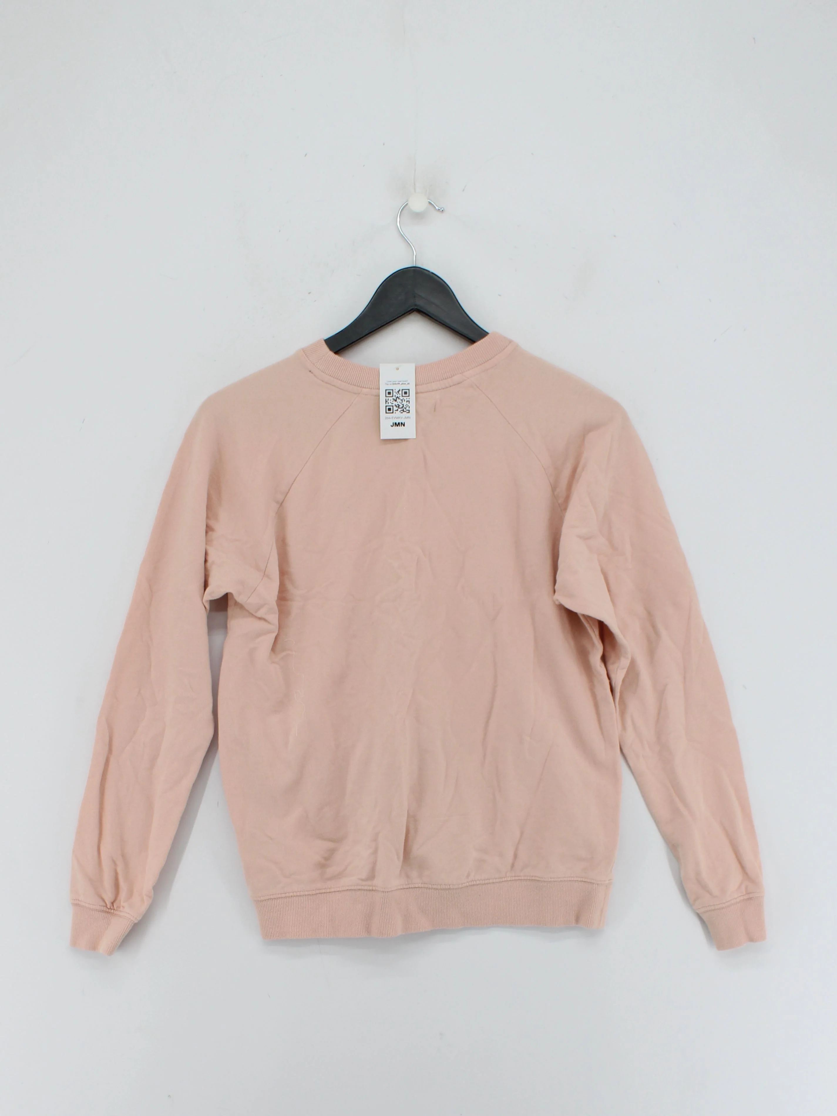 Tommy Hilfiger Women's Jumper S Pink 100% Cotton Round Neck Pullover - Image 2