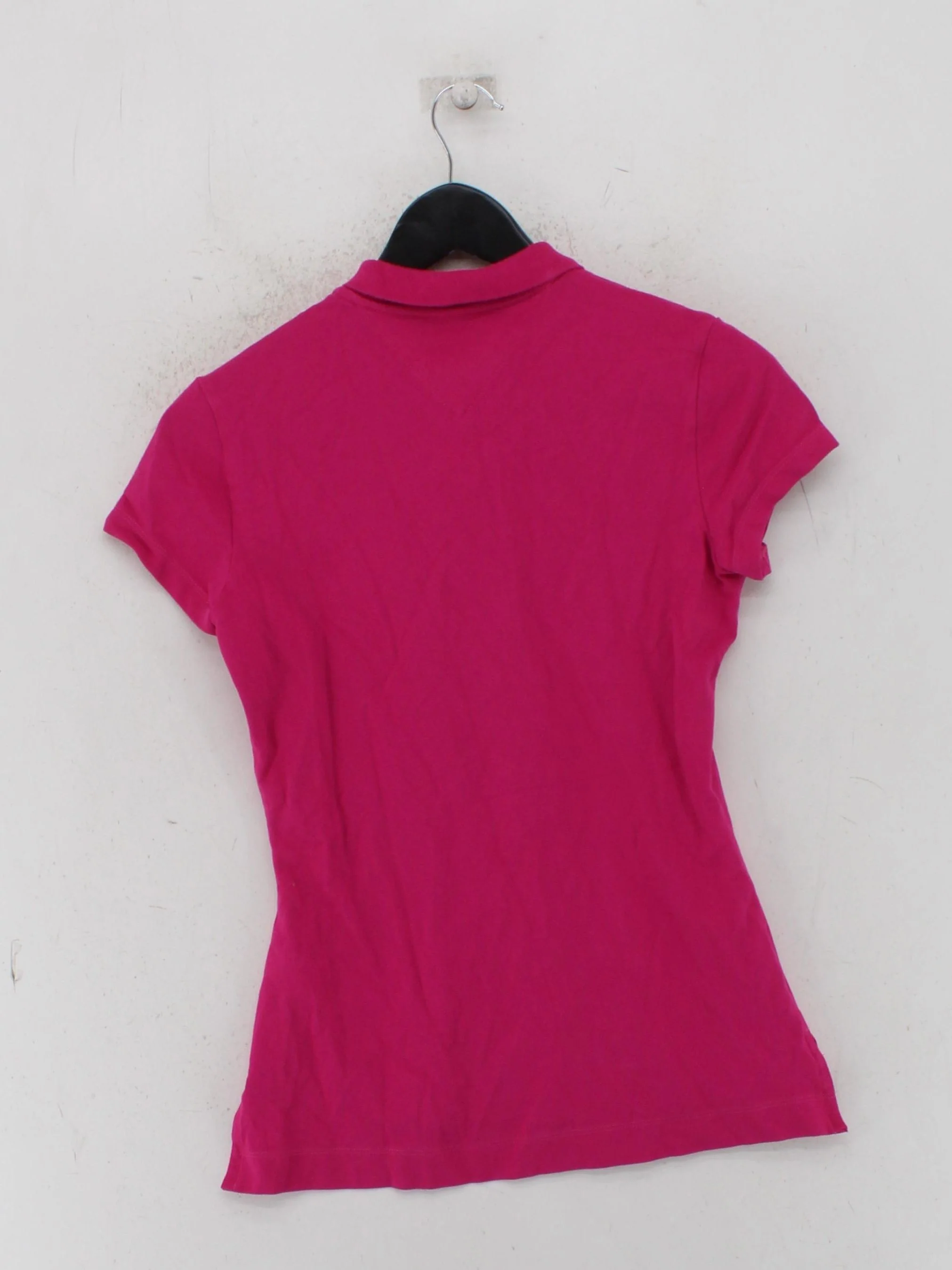Tommy Hilfiger Women's Polo S Pink Cotton with Elastane Basic - Image 2