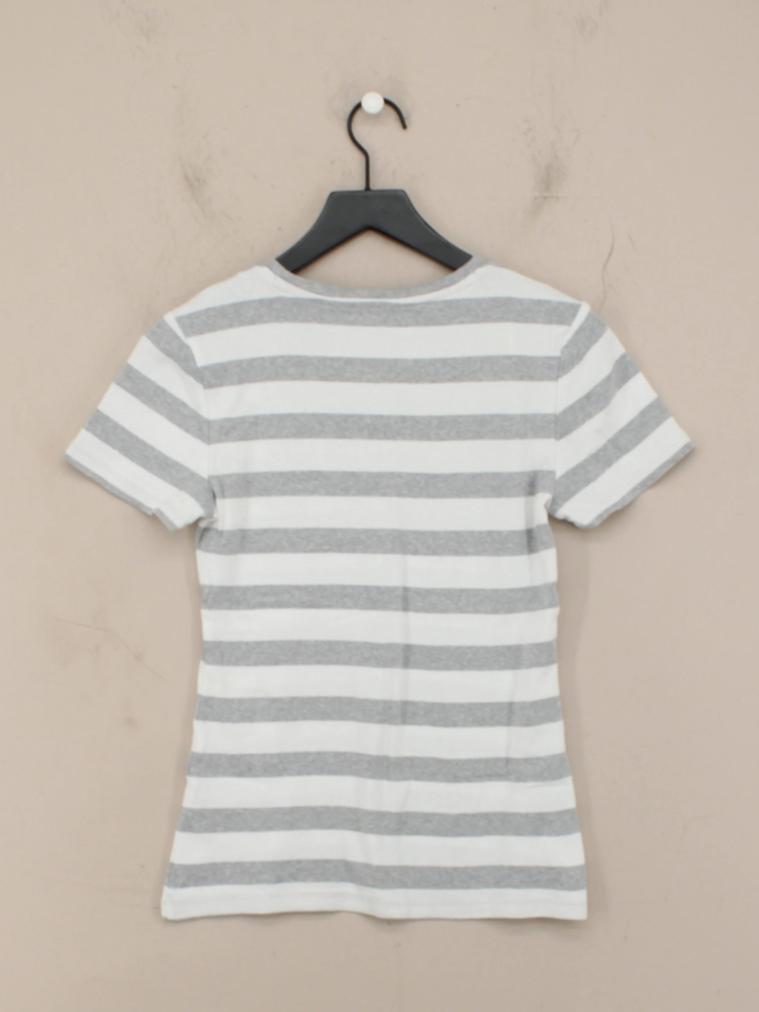 Tommy Hilfiger Women's T-Shirt M Grey 100% Cotton Basic - Image 2