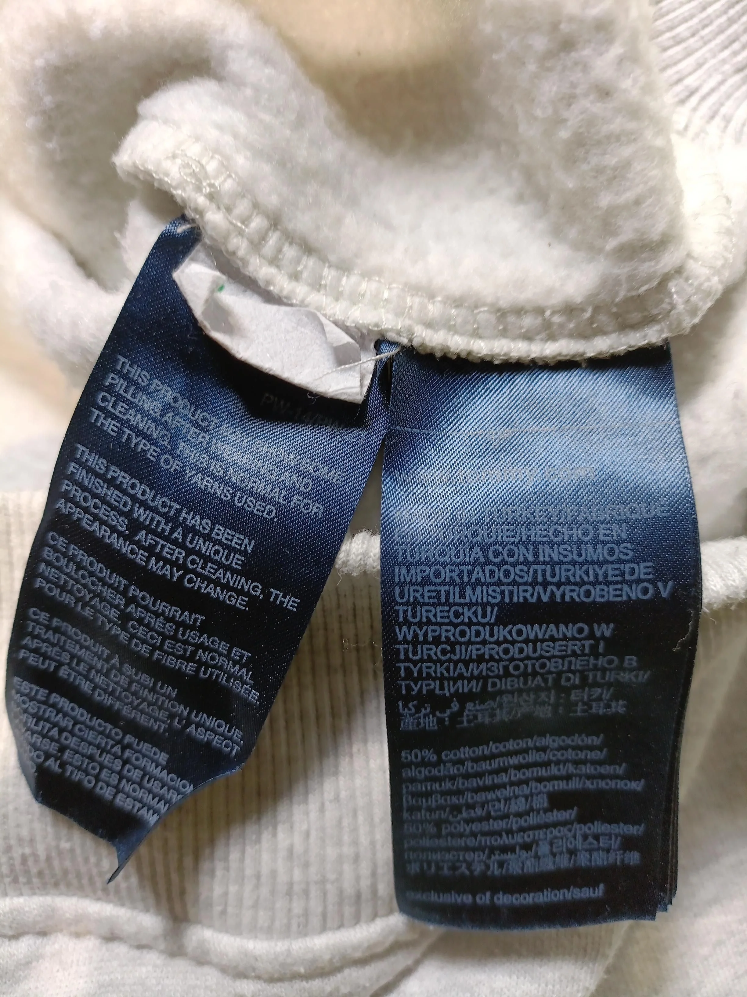 Tommy Jeans Women's Hoodie M Grey Graphic Cotton with Polyester Pullover - Image 7