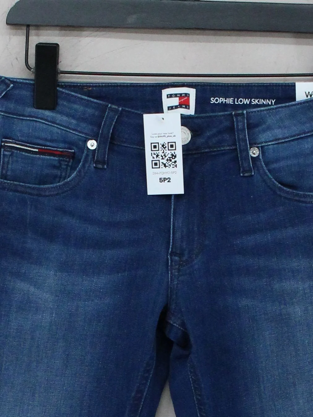 Tommy Jeans Women's Jeans W 28 in Blue Cotton with Elastane Skinny - Image 3
