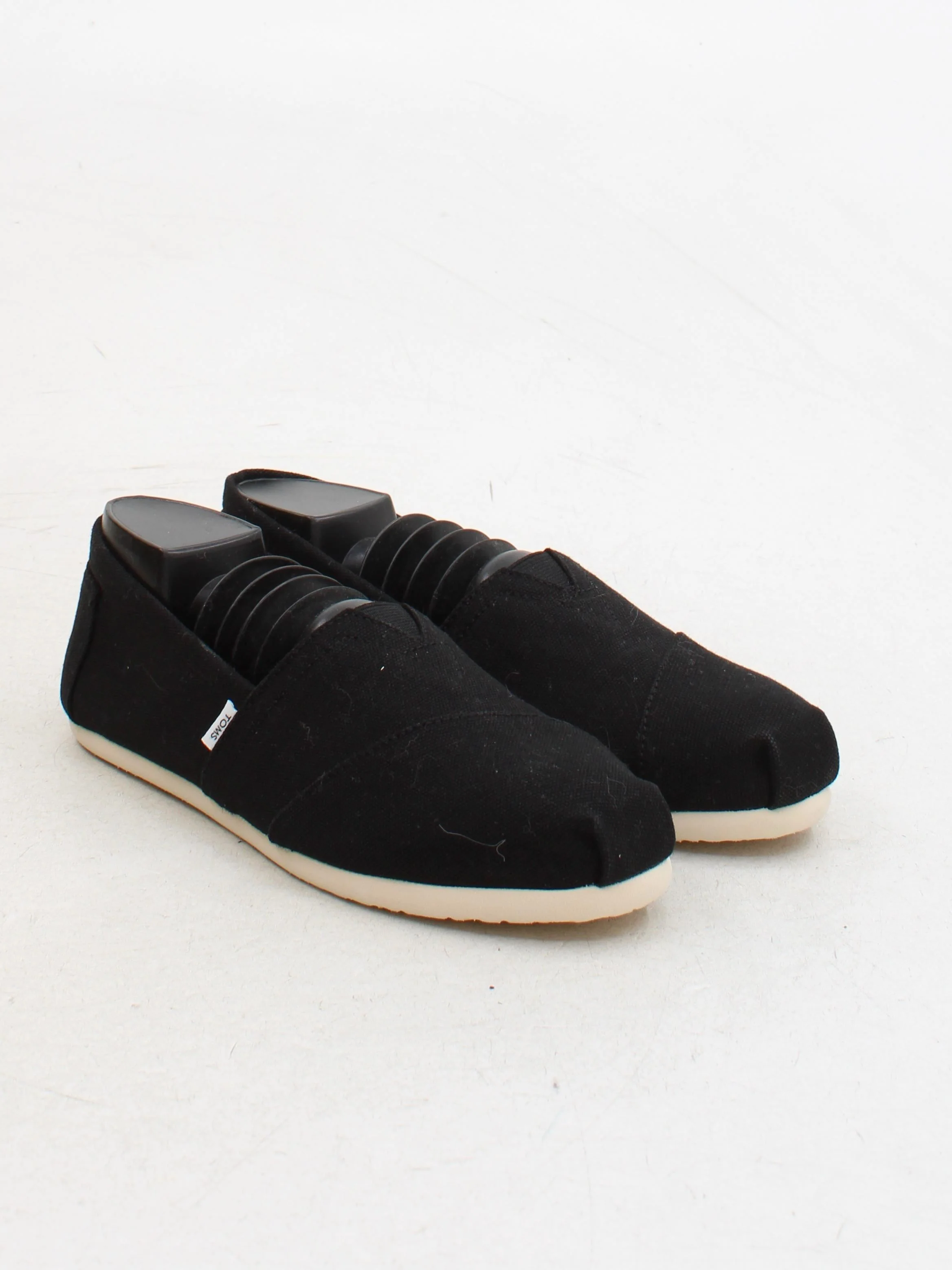 Toms Men's Shoes UK 4.5 Black 100% Cotton Loafer - Image 4