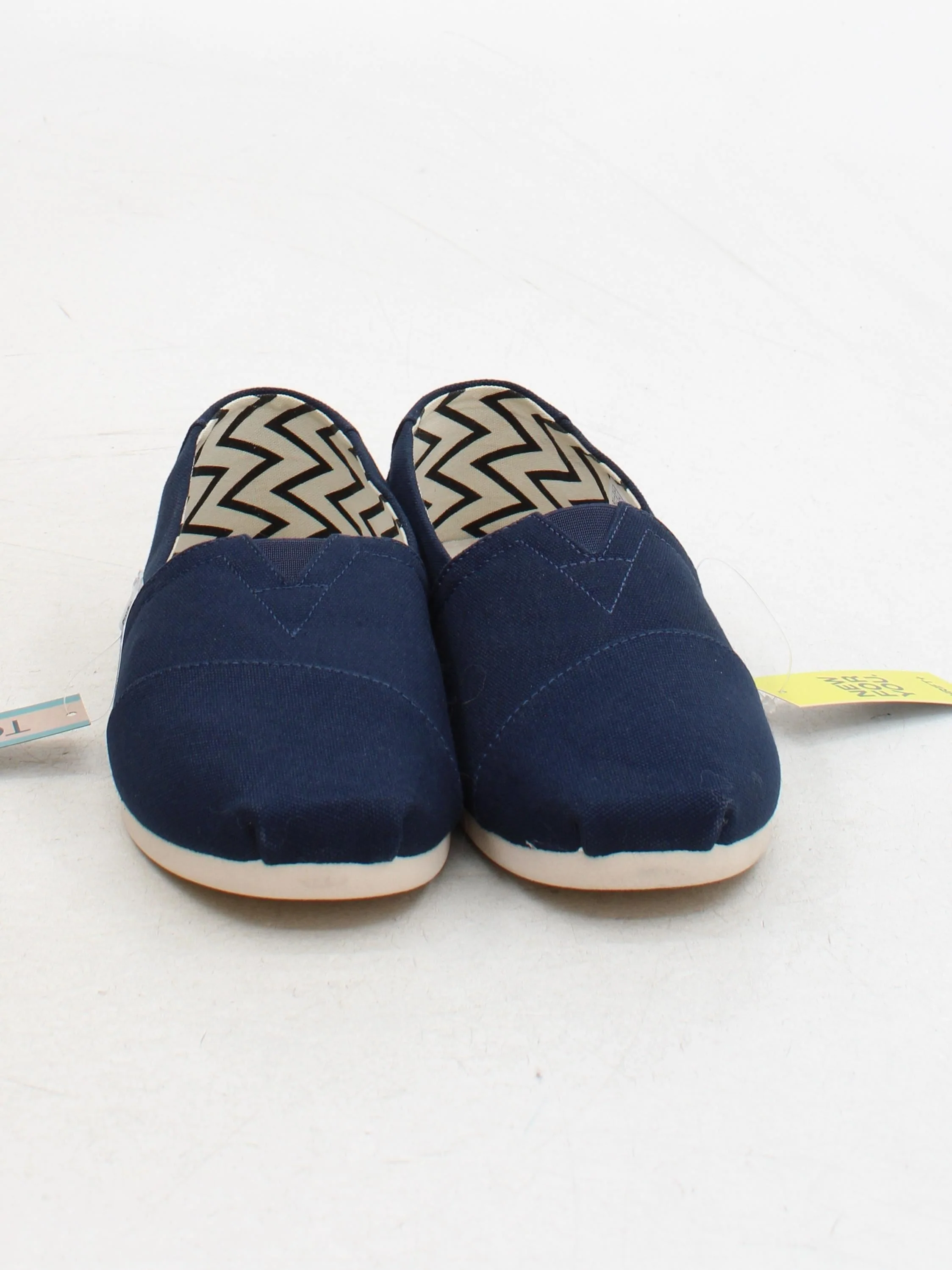 Toms Men's Shoes UK 9 Blue 100% Cotton Loafer - Image 2