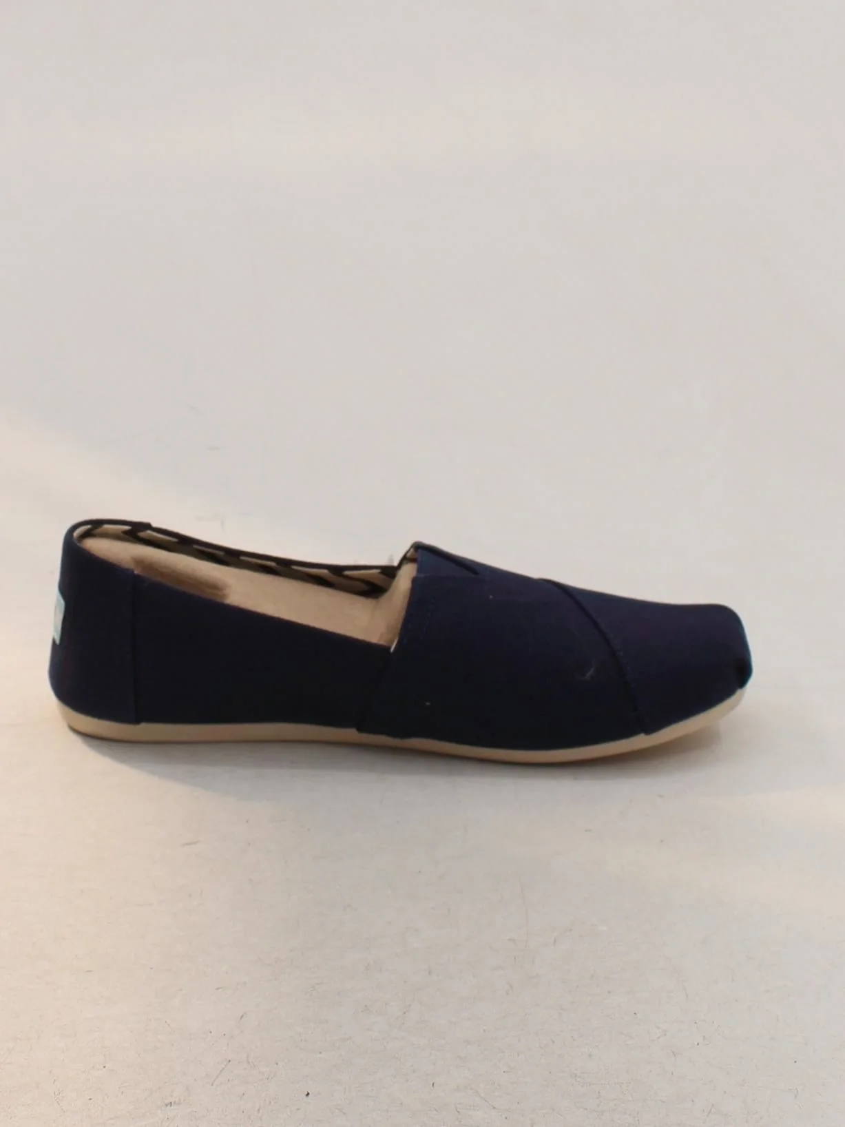 Toms Women's Flat Shoes UK 8 Blue Geometric 100% Cotton Loafer - Image 5