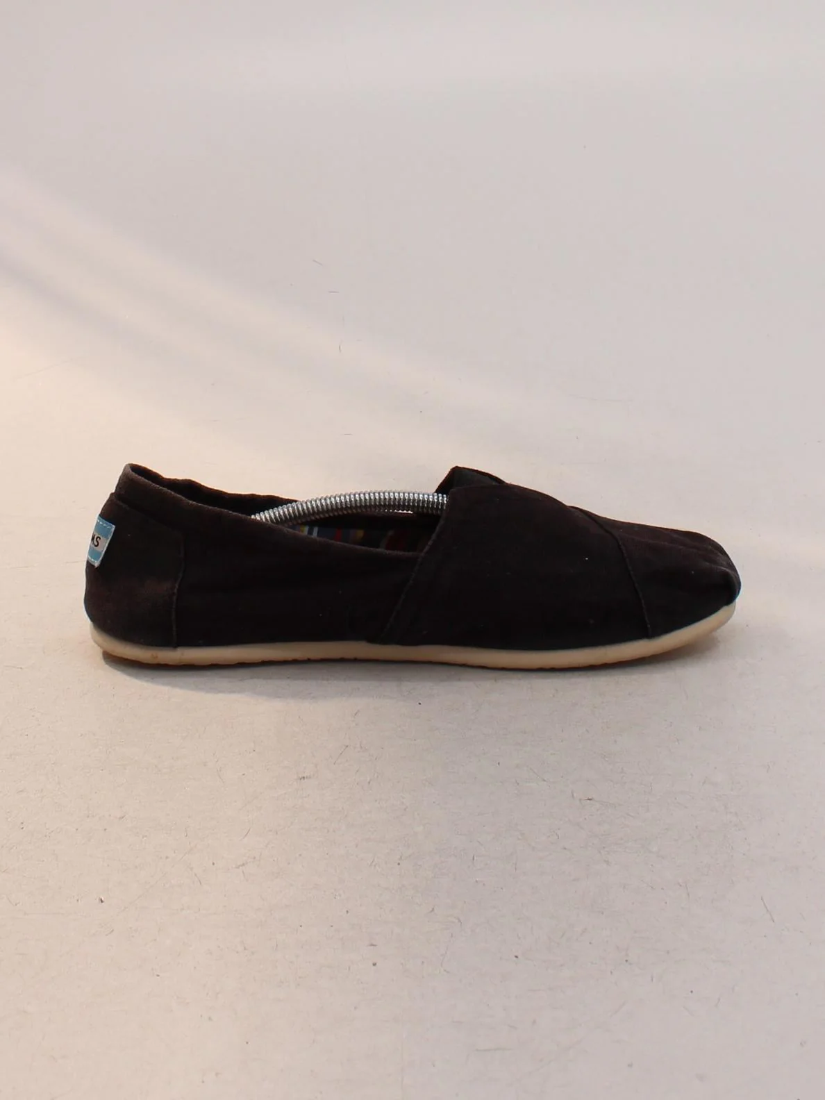 Toms Women's Flat Shoes UK 9 Black 100% Cotton Loafer - Image 5