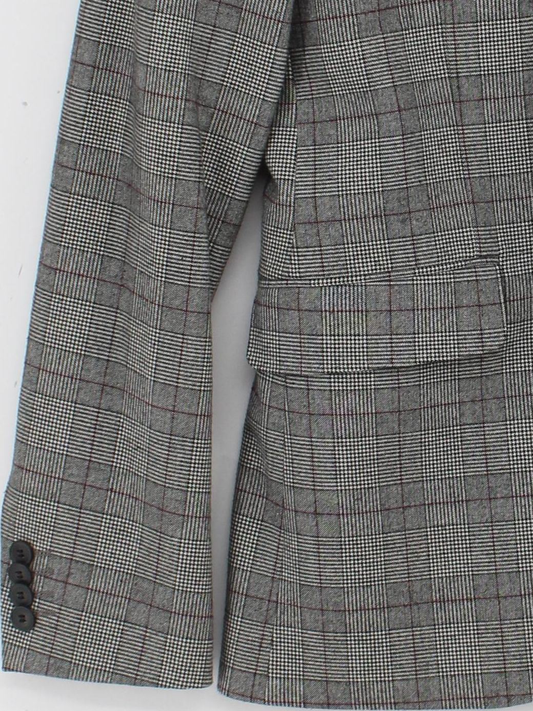 Topman Men's Blazer Chest: 36 in Grey Polyester with Viscose, Elastane Overcoat - Image 4