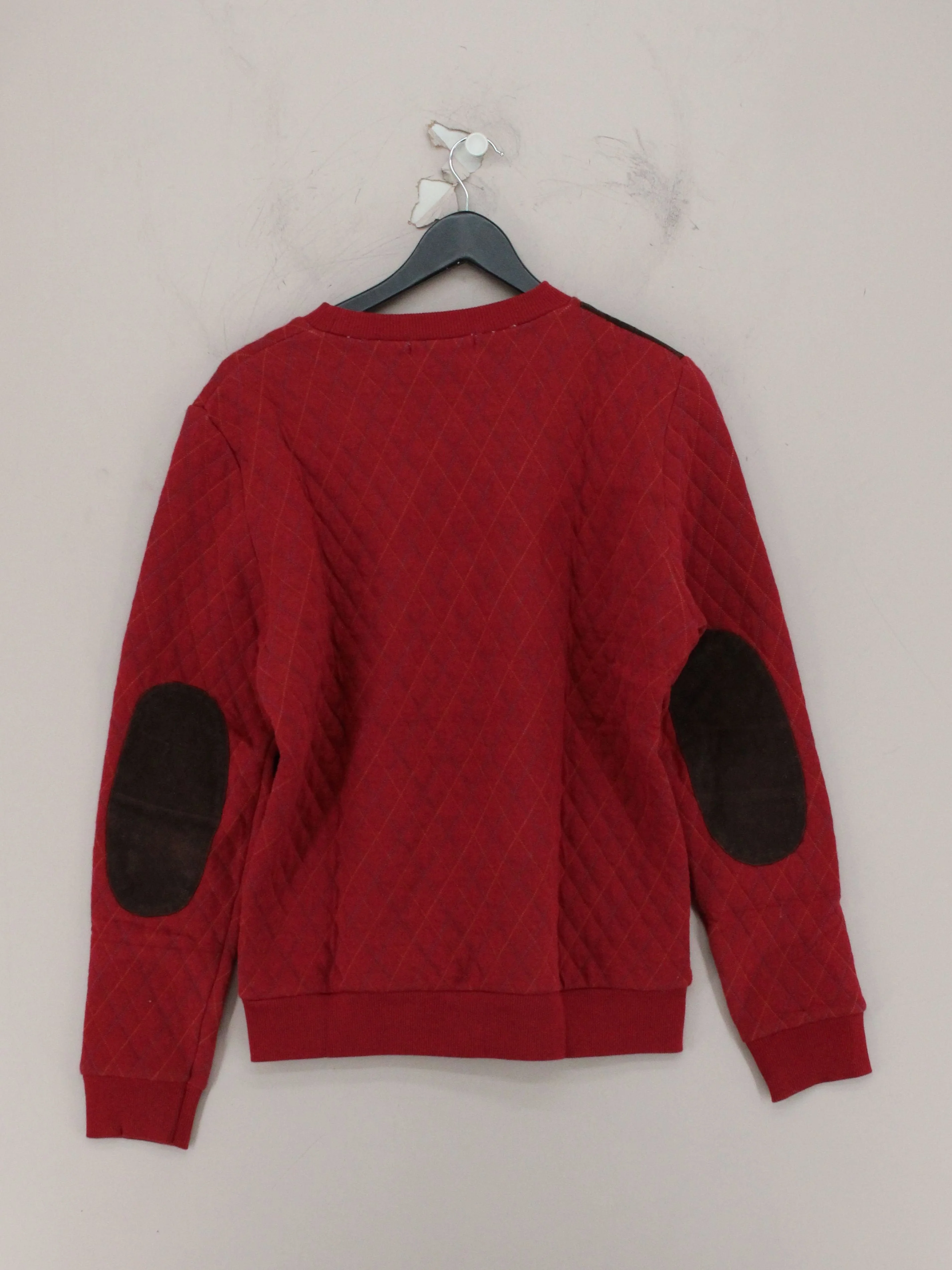Topman Men's Jumper S Red 100% Other Round Neck Pullover - Image 2