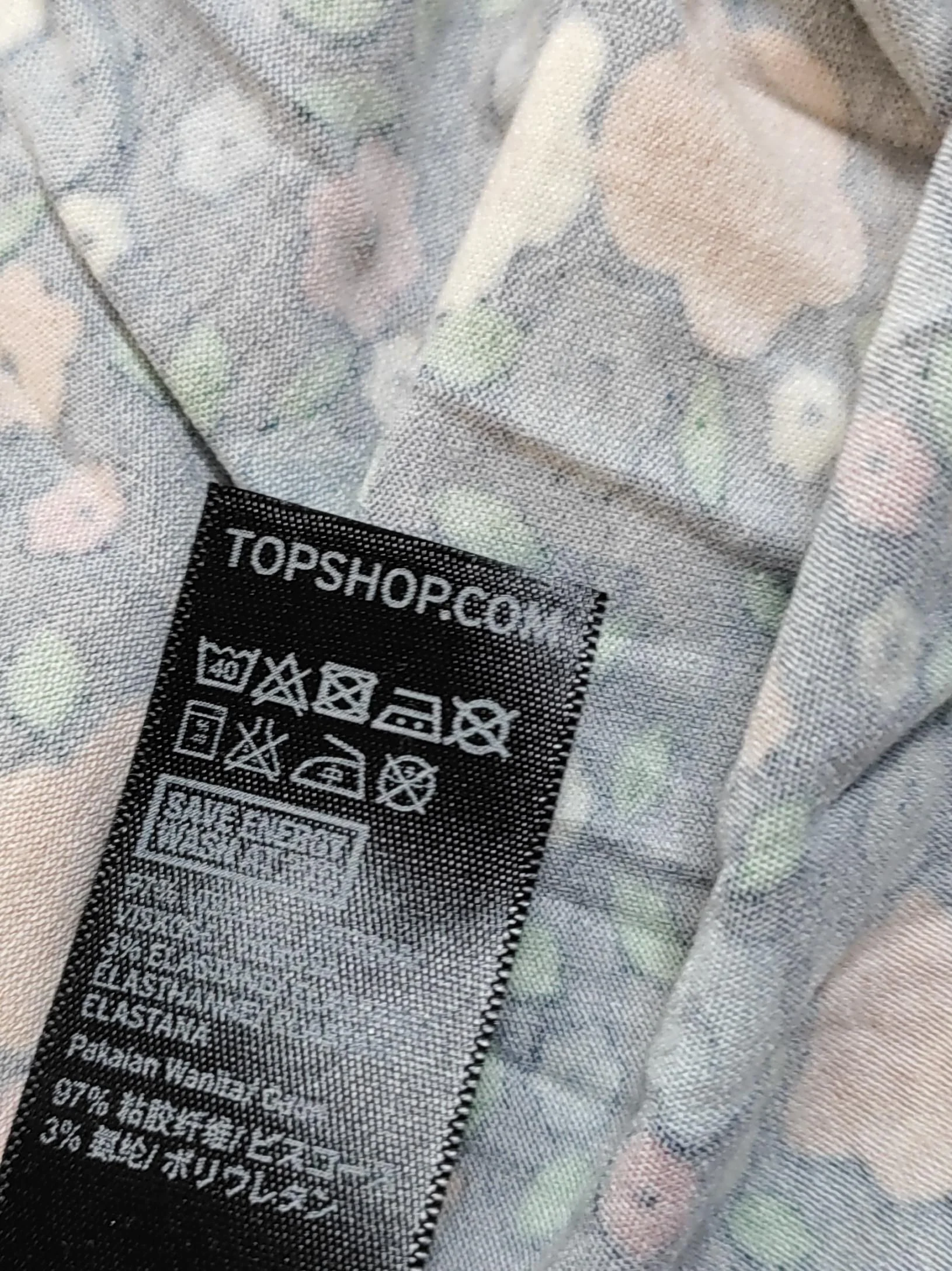 Topshop A-Line Mini Dress UK10 in Blue - Image 6