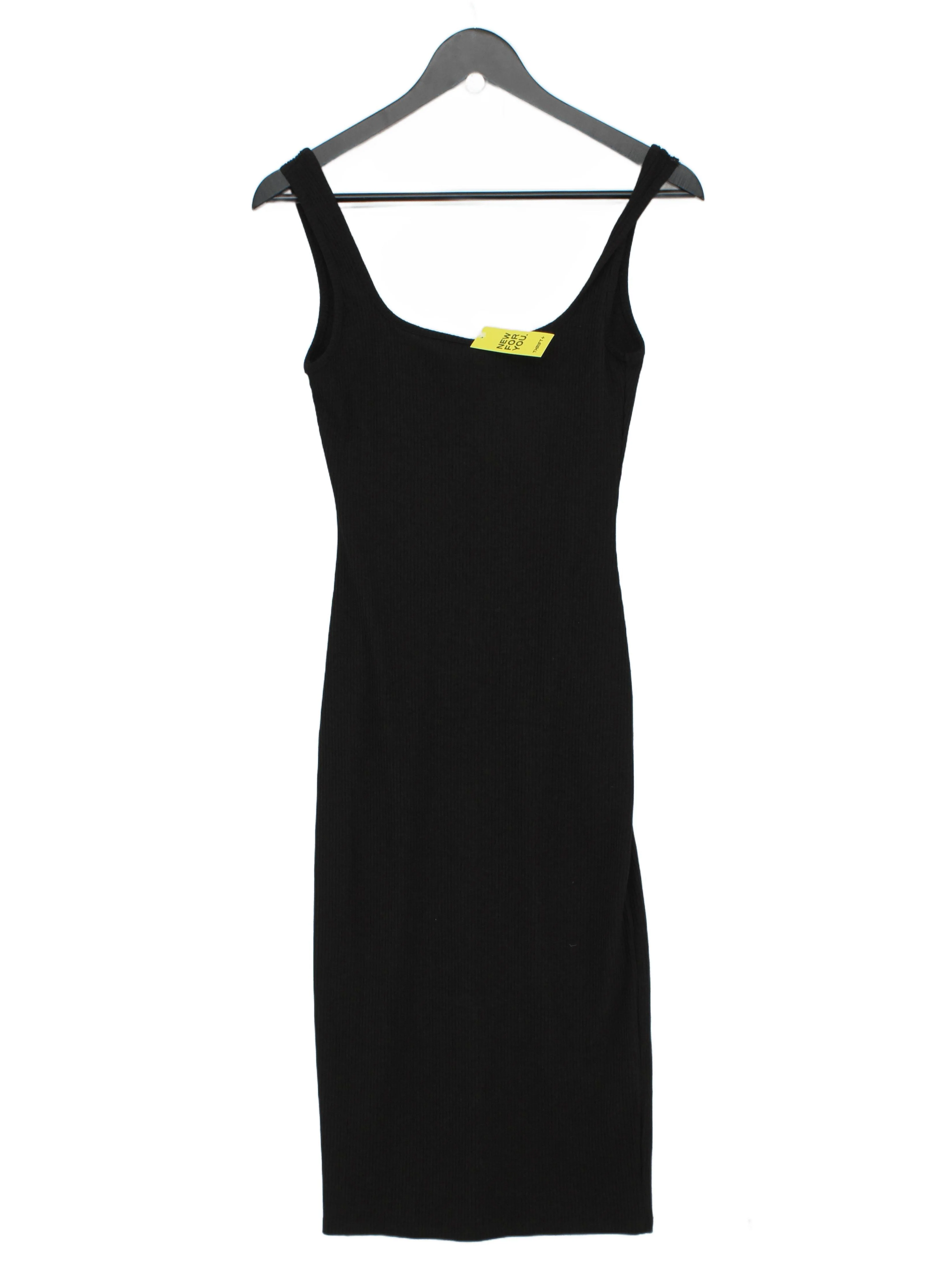 Topshop Bodycon Midi Dress in Black