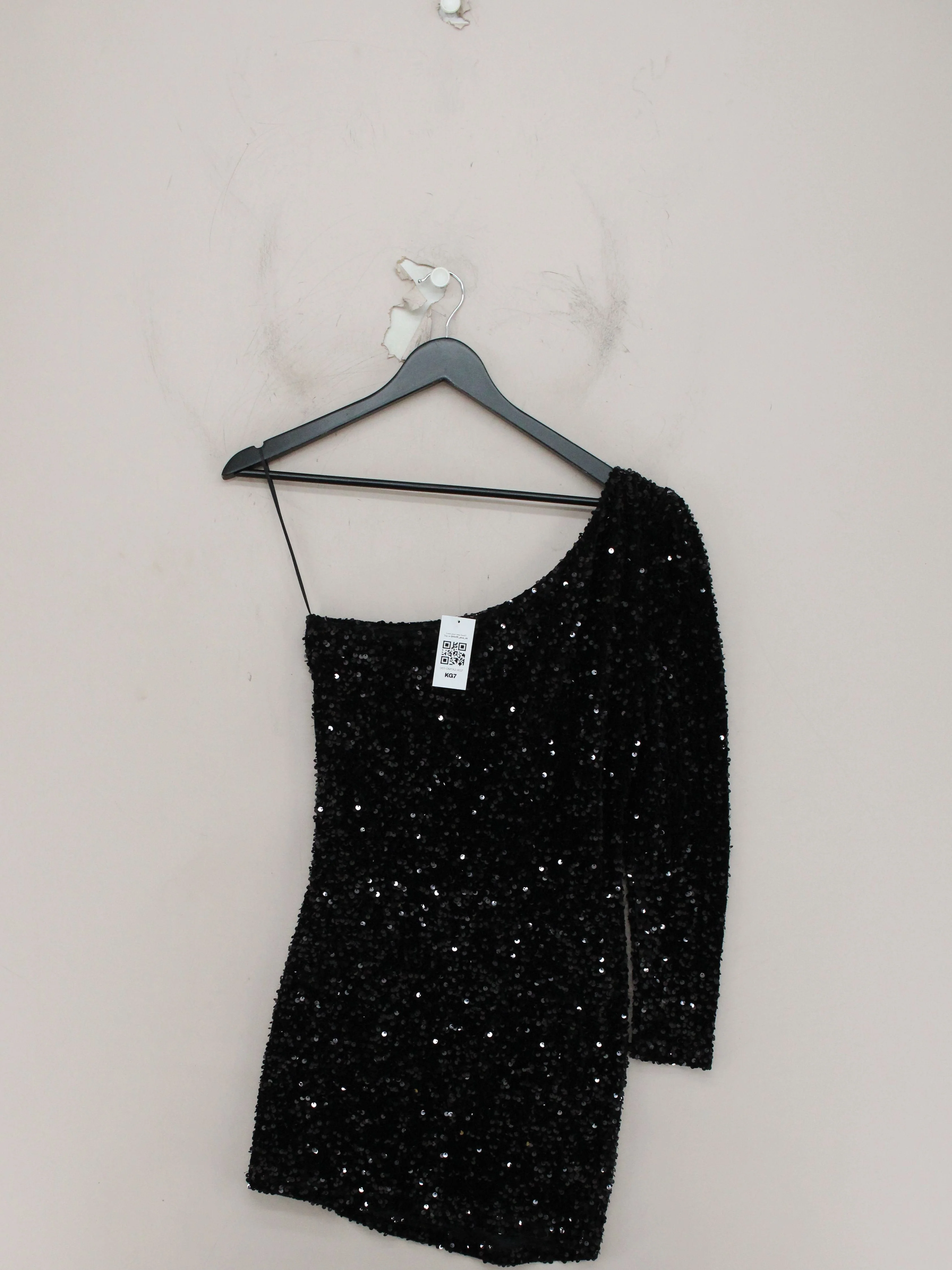 Topshop Bodycon Mini Dress UK10 in Black - Image 2