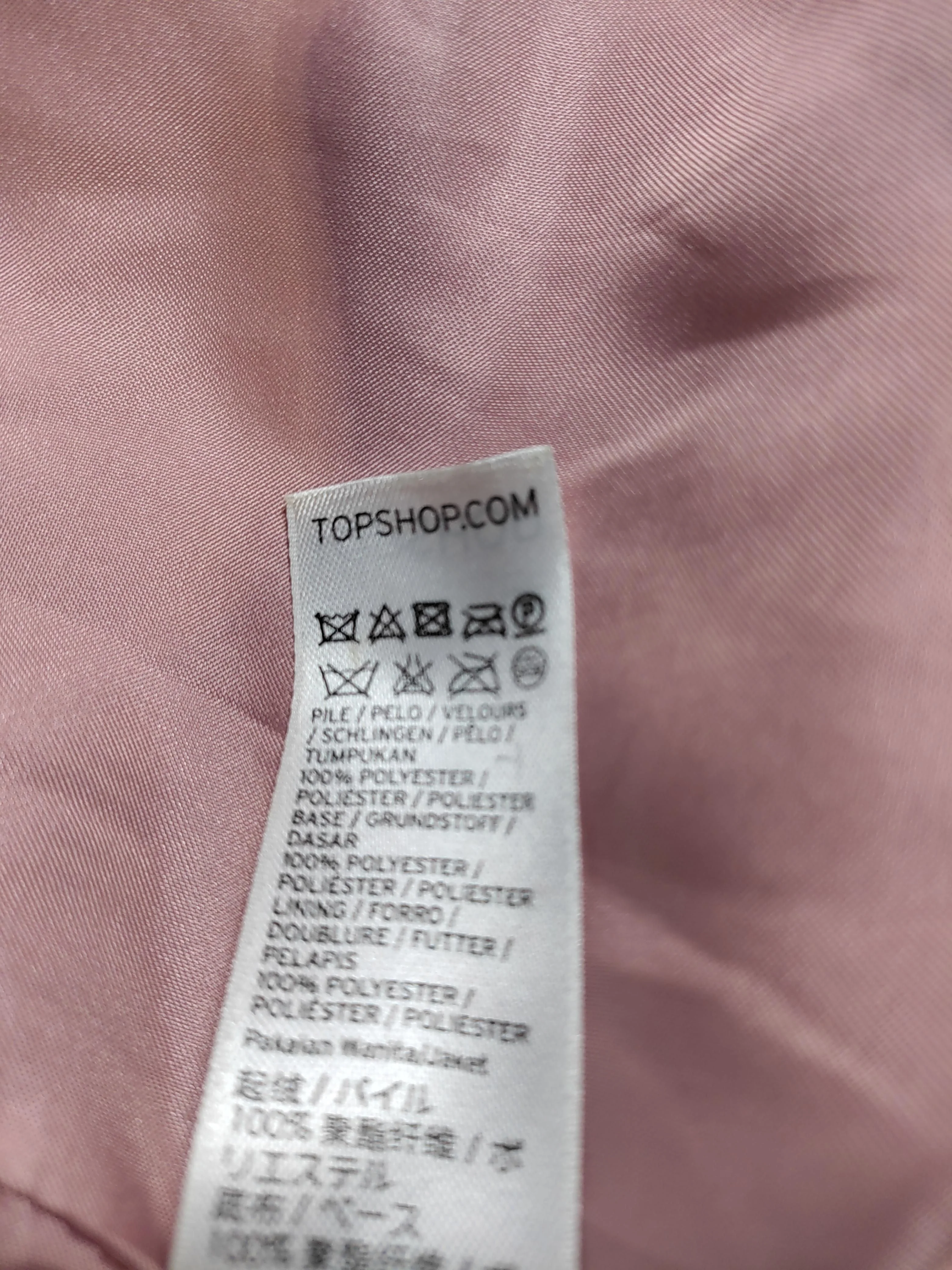 Topshop Bomber Jacket jacket pink - Image 7