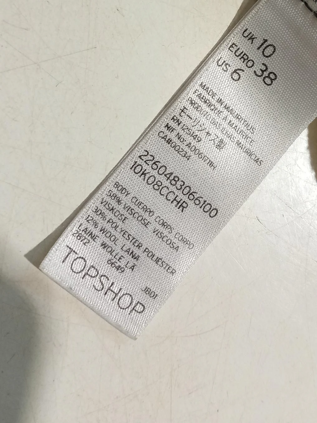 Topshop Maxi Dress UK10 in Grey - Image 6