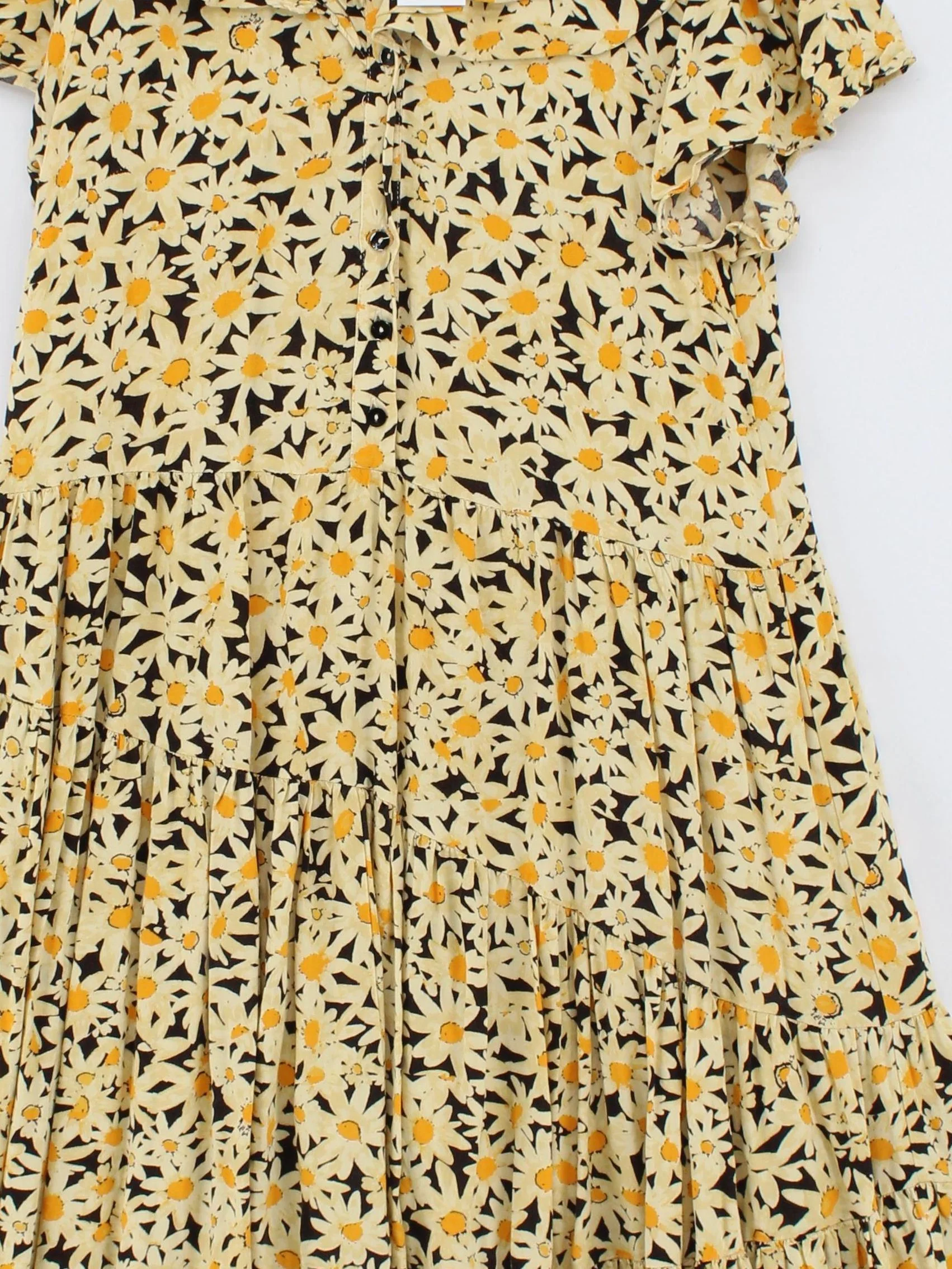 Topshop Maxi Dress UK6 in Yellow - Image 3