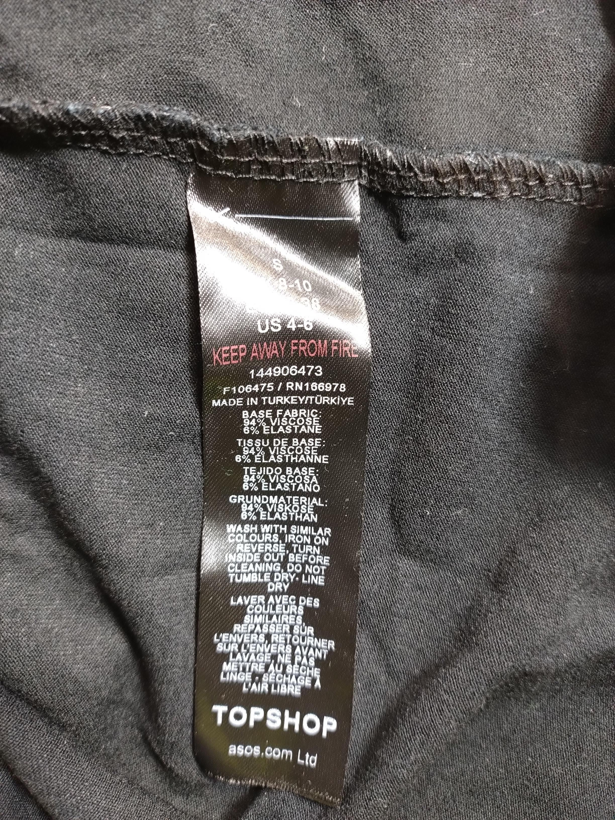 Topshop Mini Dress UK8 in Black - Image 6