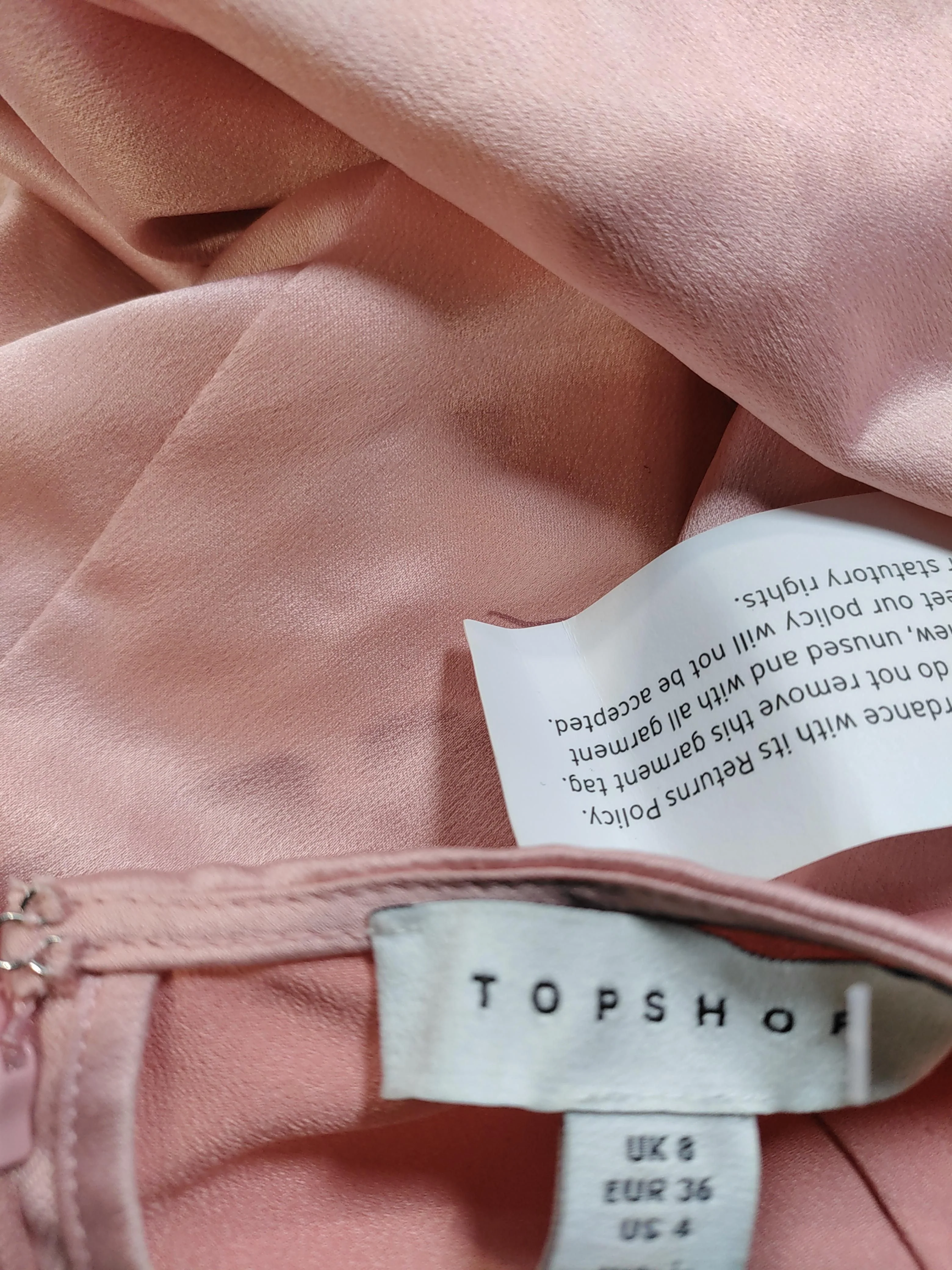 Topshop Mini Dress UK8 in Pink - Image 5