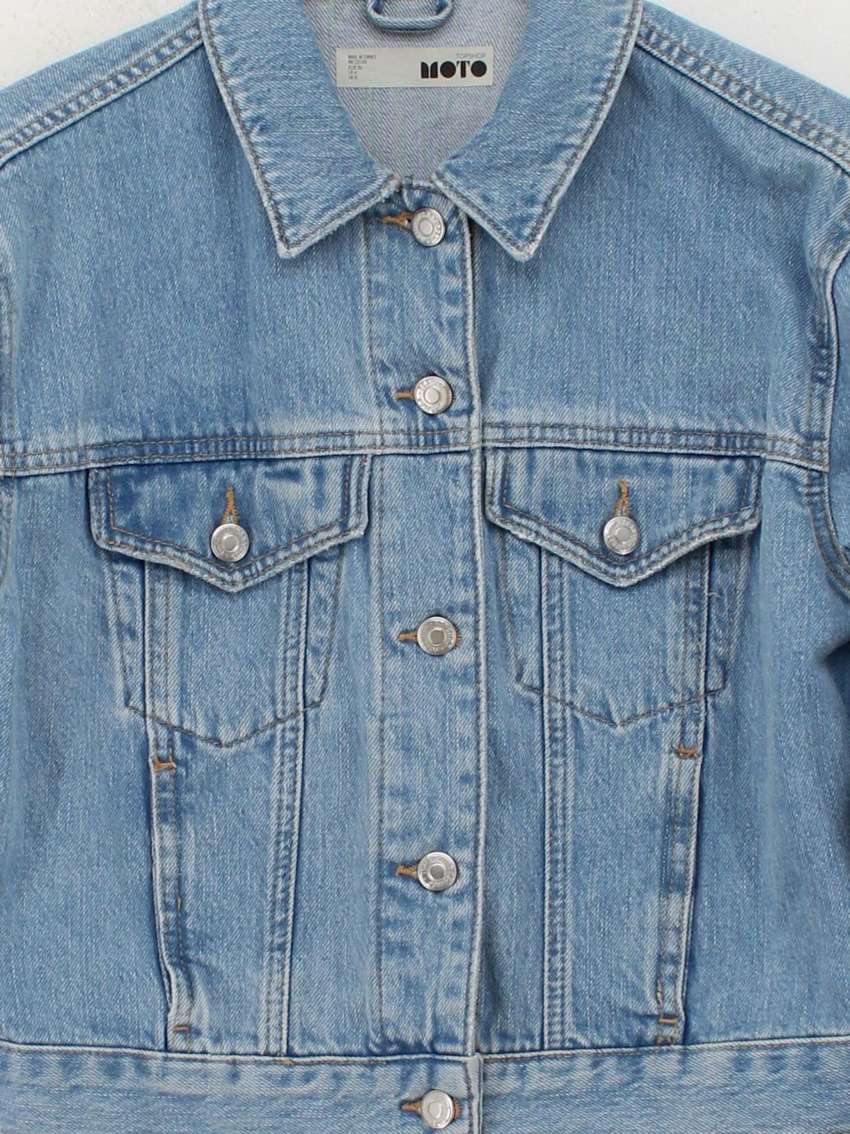 Topshop Motorcycle Jacket jacket blue - Image 3