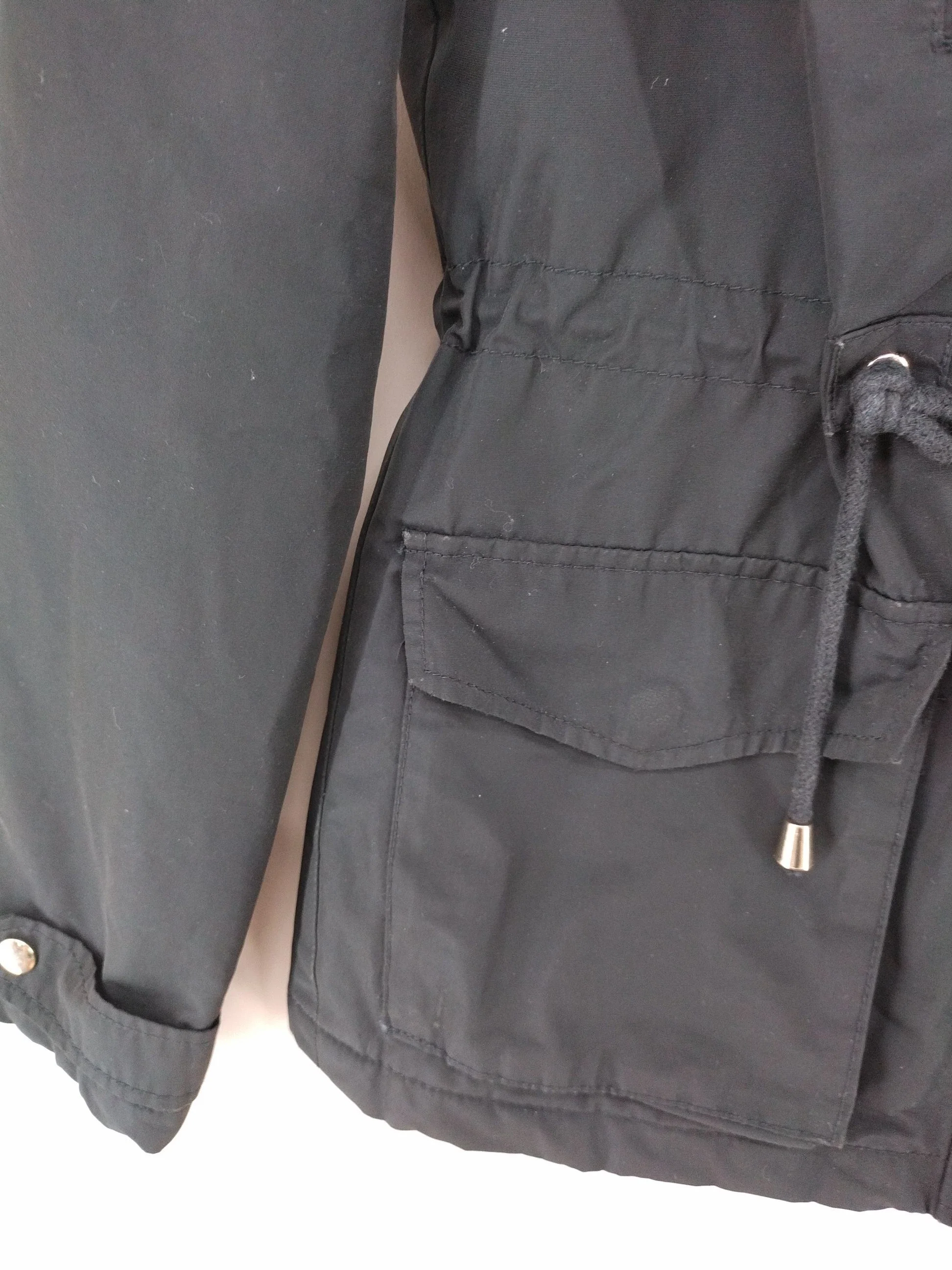 Topshop Parka jacket black - Image 5