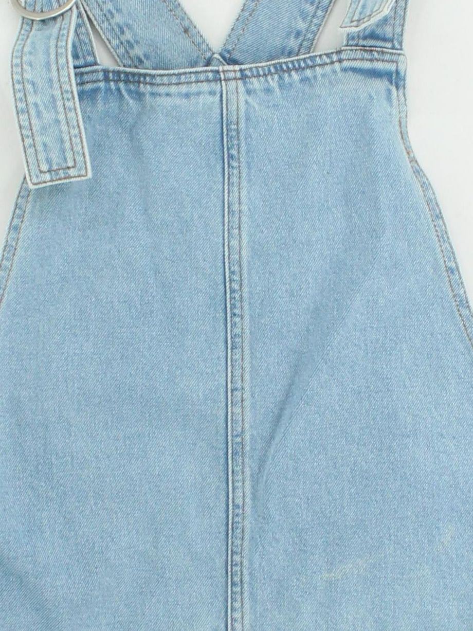 Topshop Pinafore/Dungaree Mini Dress UK8 in Blue - Image 3