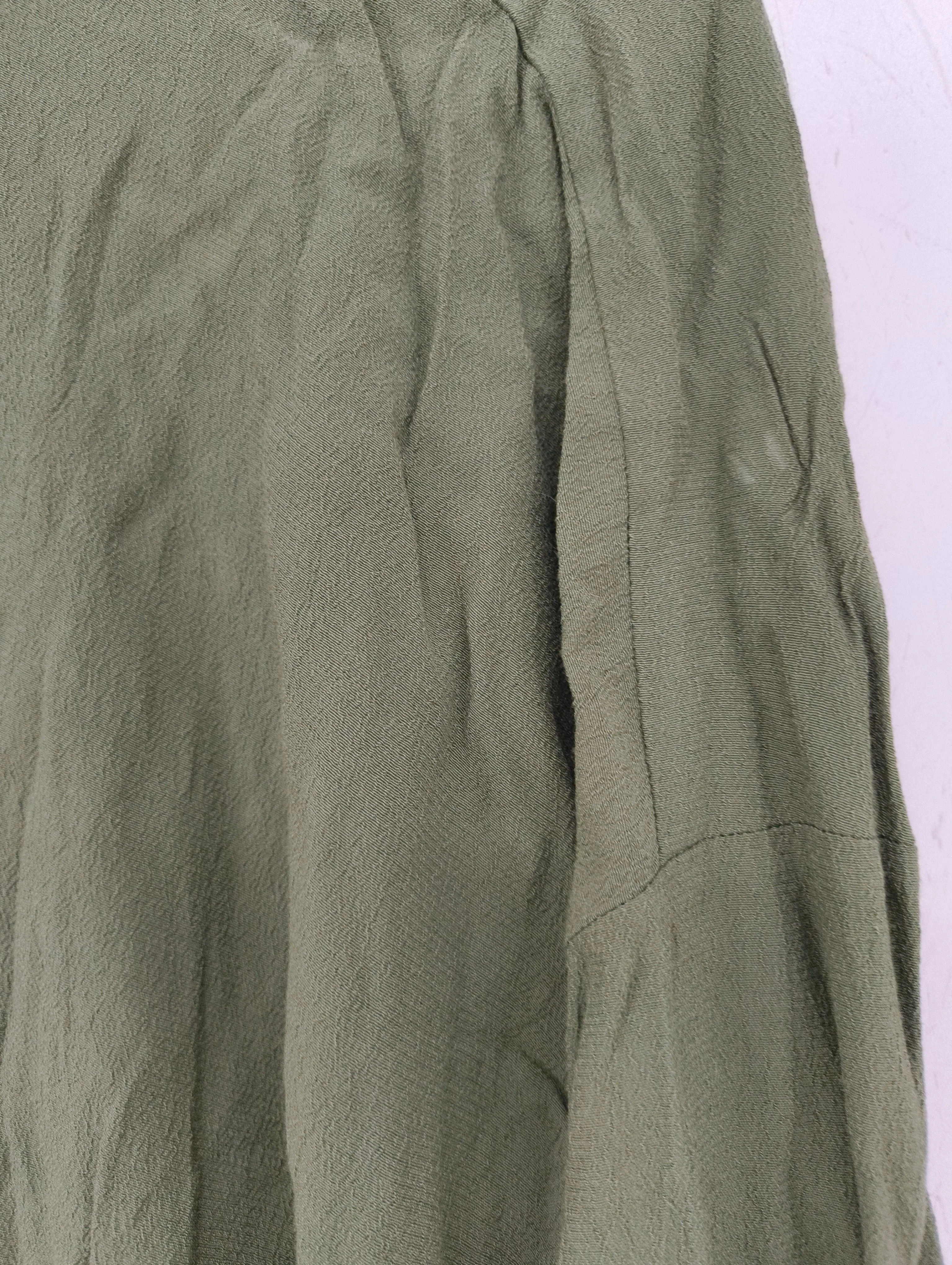 Topshop Shirt Midi Dress UK16 in Green - Image 5