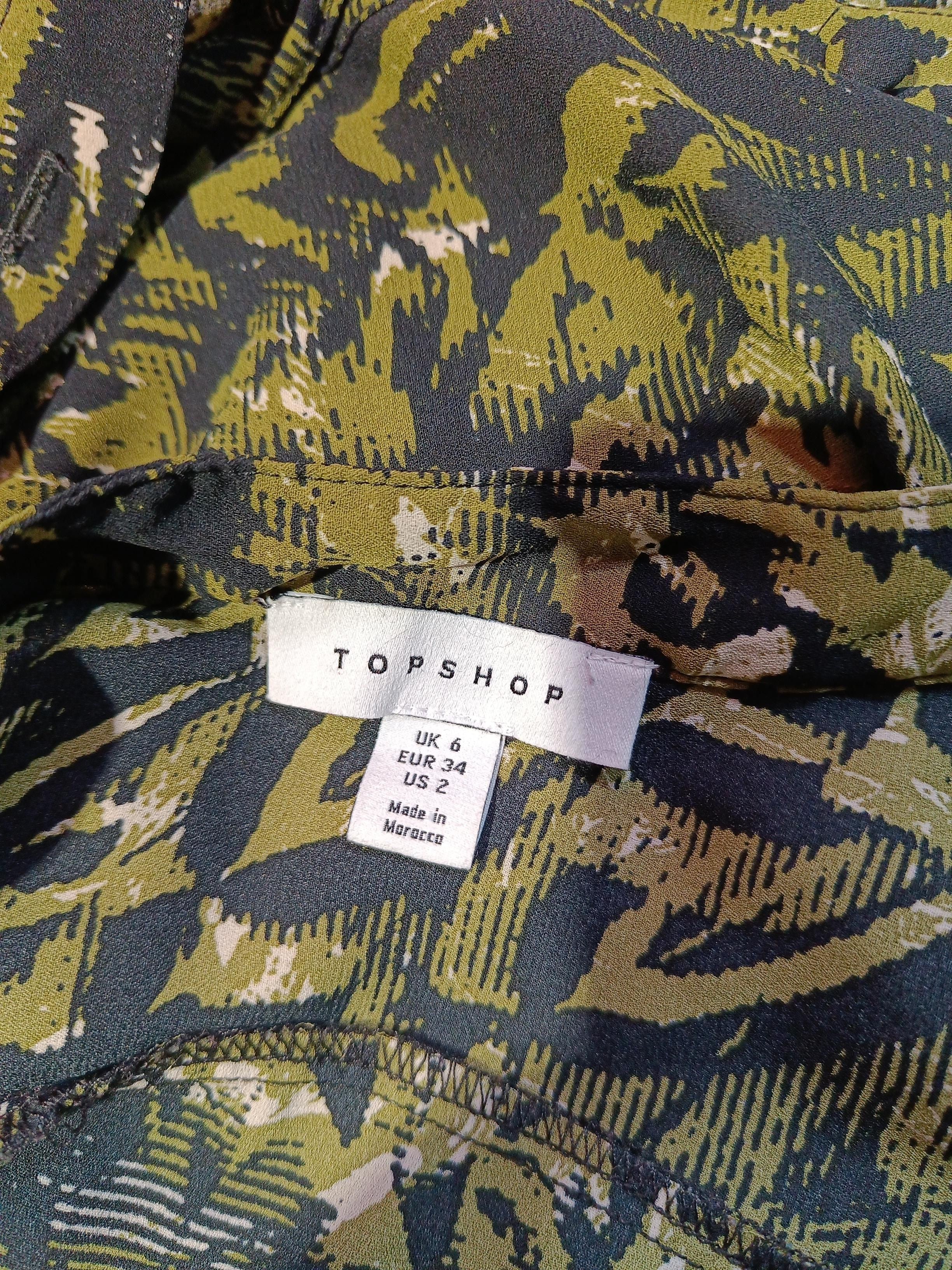 Topshop Shirt Mini Dress UK6 in Multi - Image 5