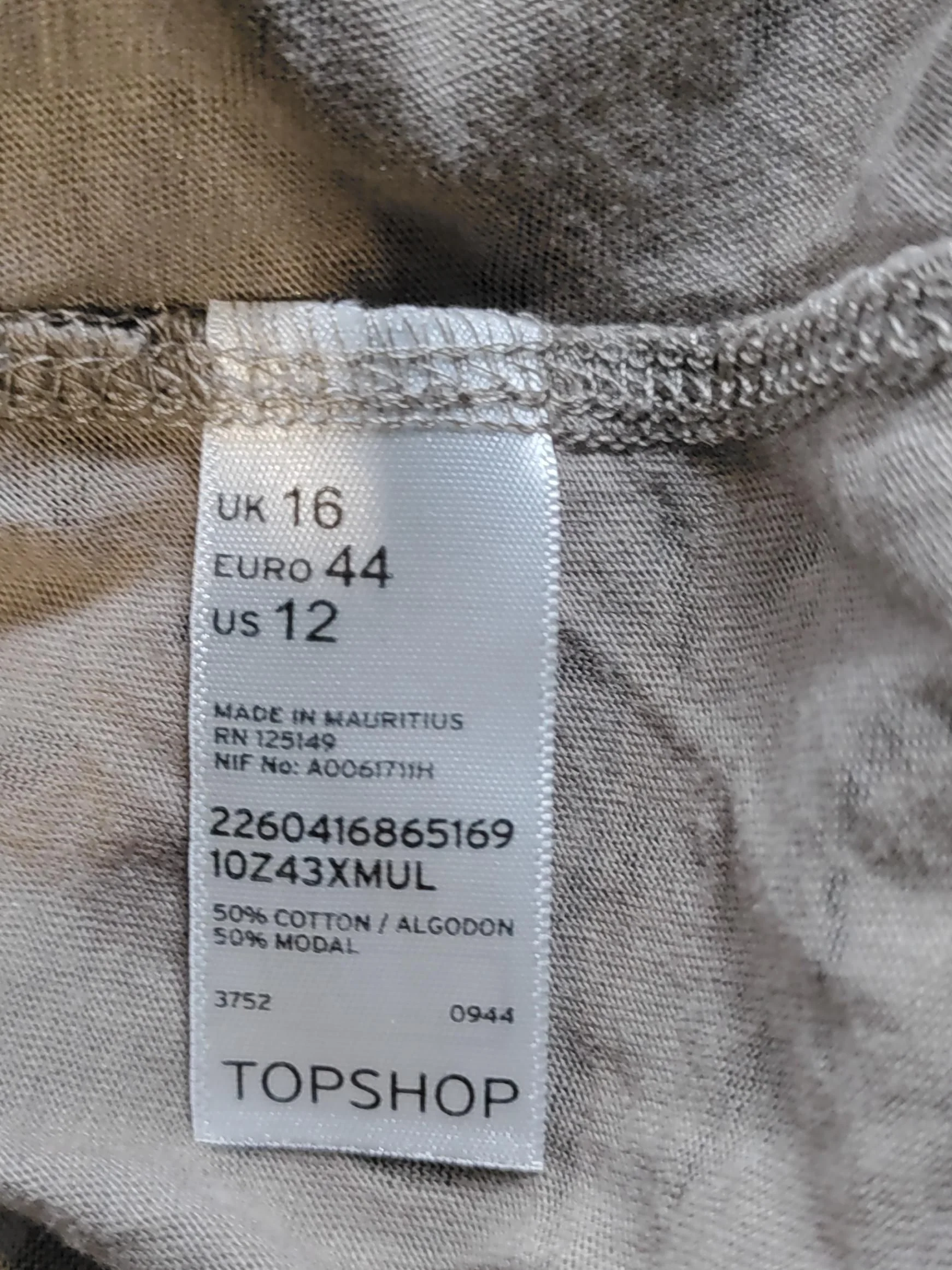 Topshop Slip Maxi Dress UK16 in Grey - Image 7