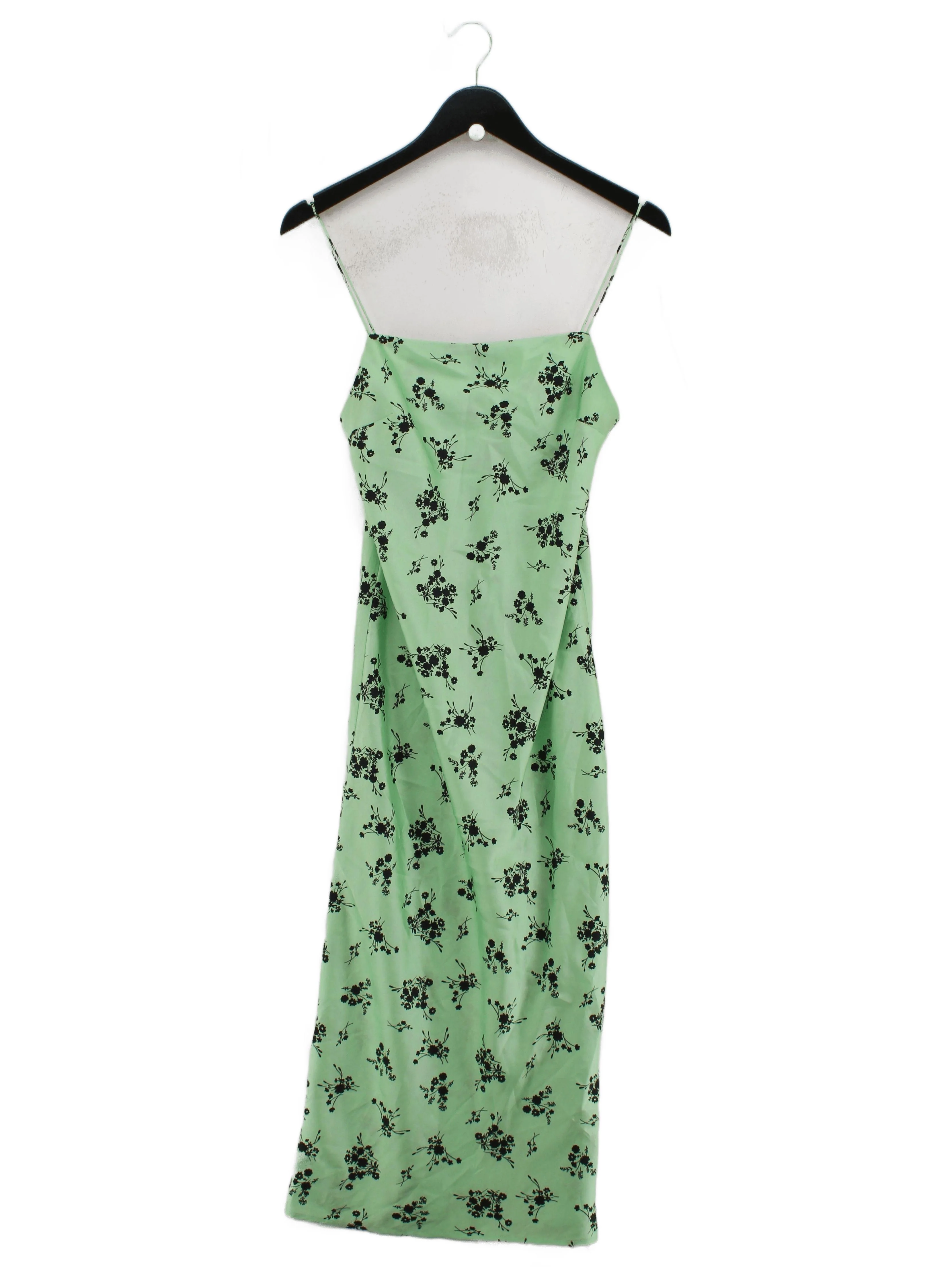 Topshop Slip Midi Dress UK8 in Green