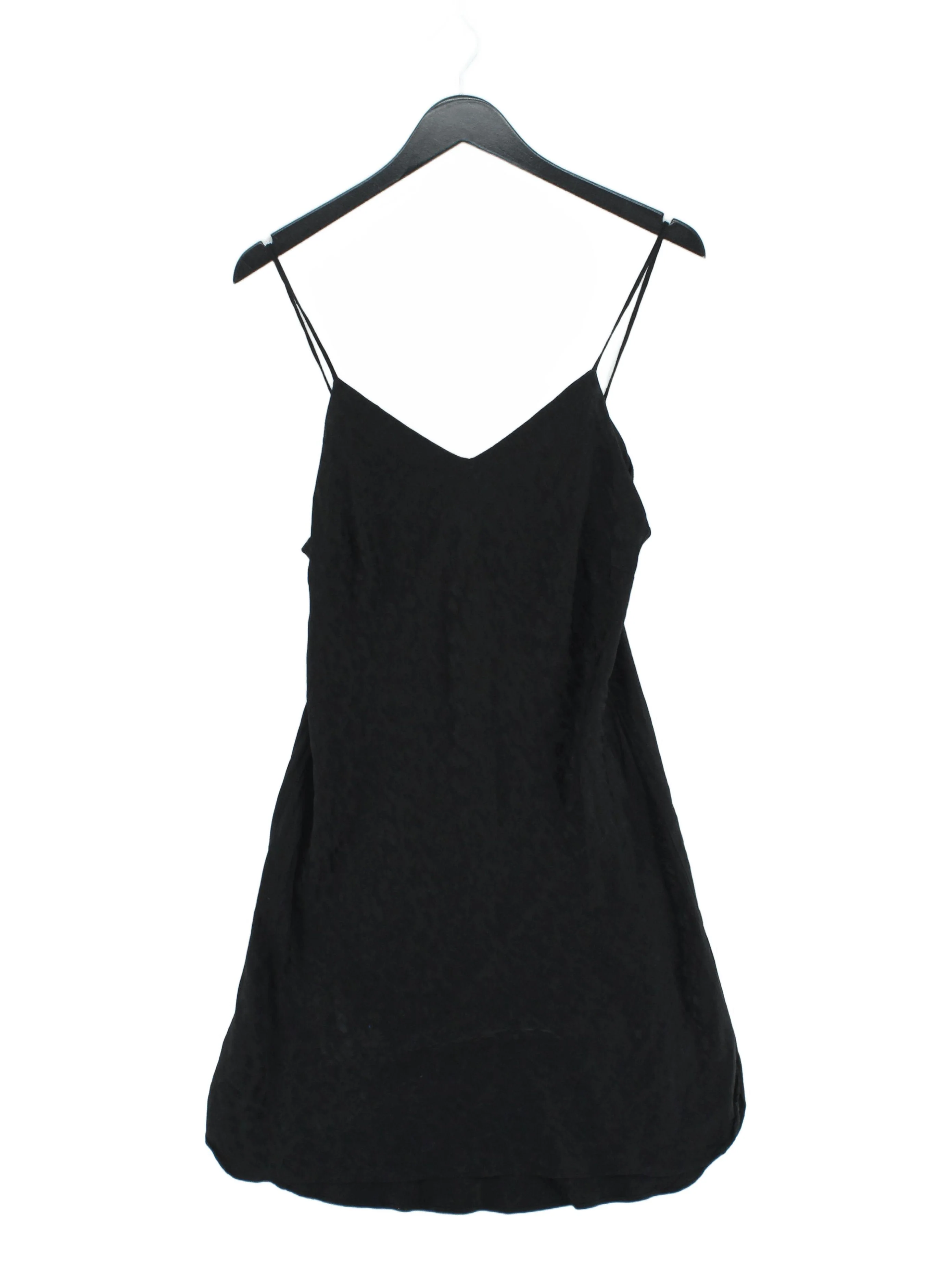 Topshop Slip Mini Dress UK12 in Black