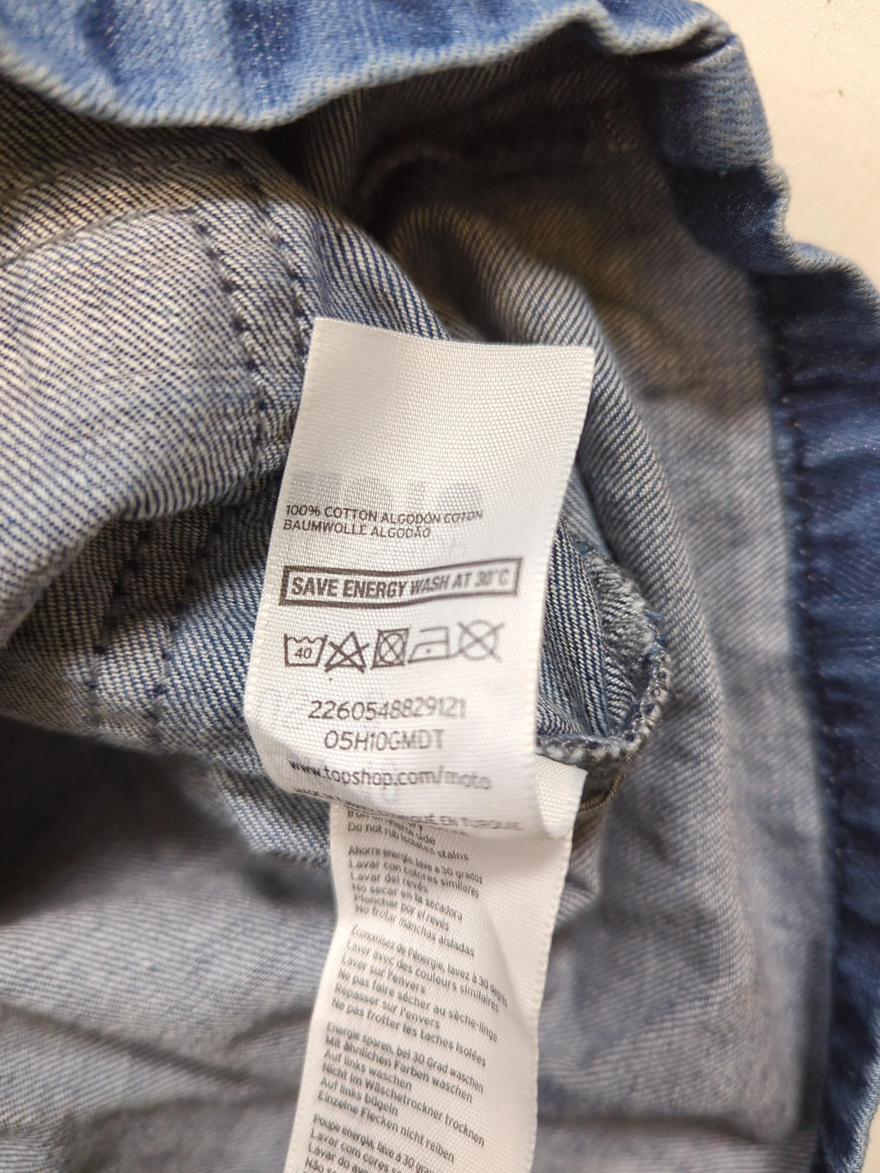 Topshop T-Shirt Mini Dress in Blue - Image 6