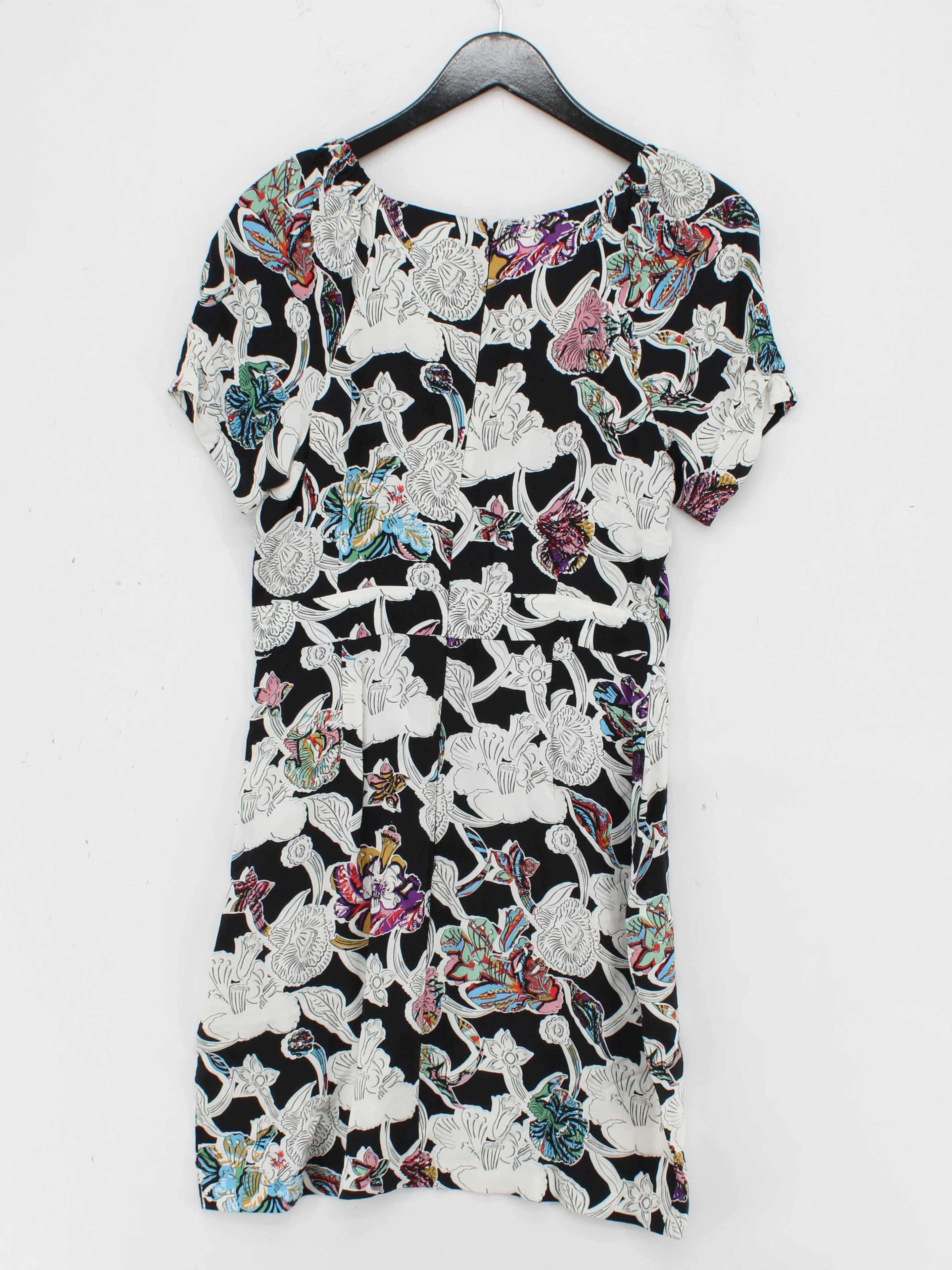 Topshop T-Shirt Mini Dress UK12 in Black - Image 2
