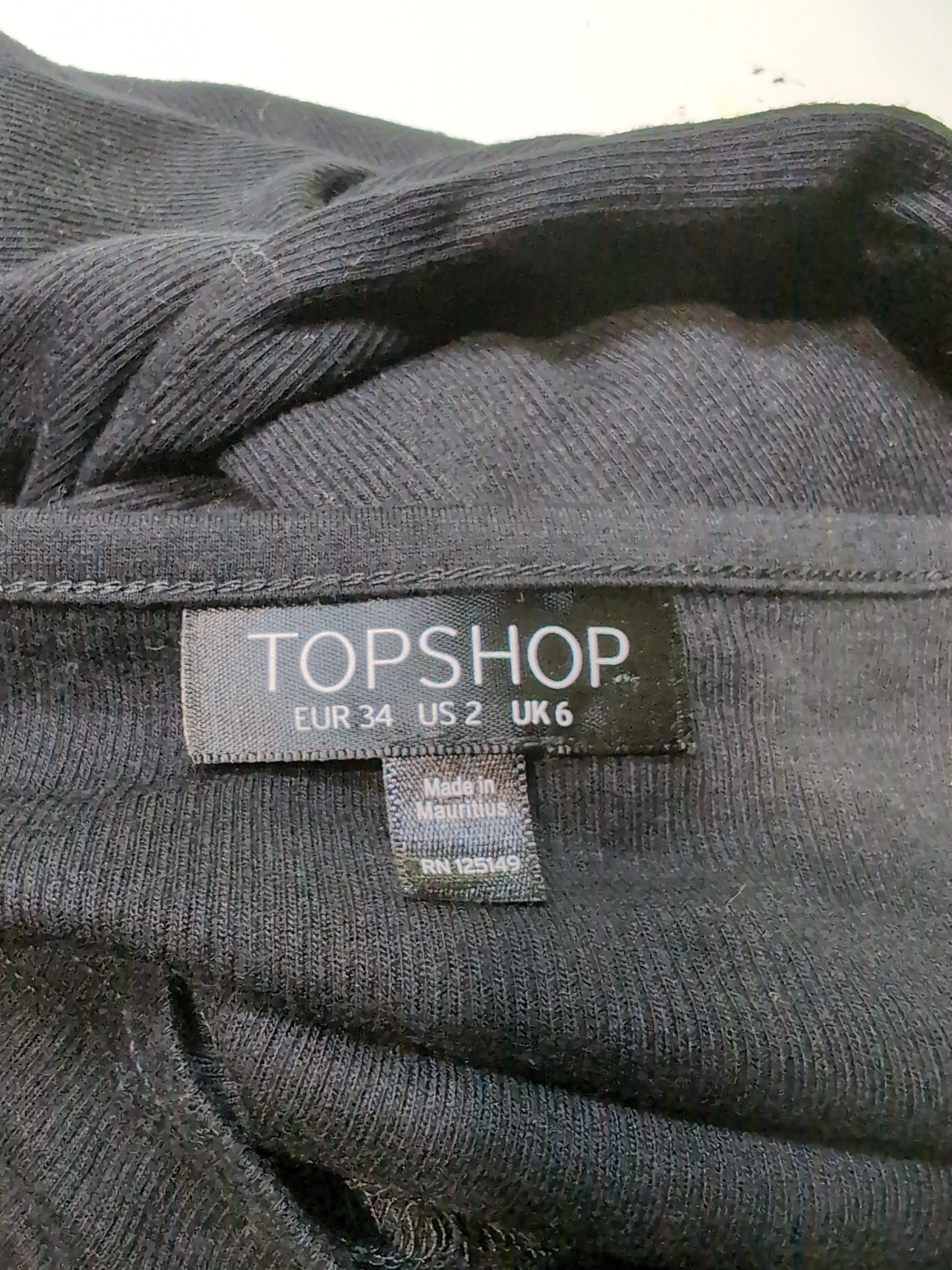 Topshop Tank Maxi Dress UK6 in Black - Image 5