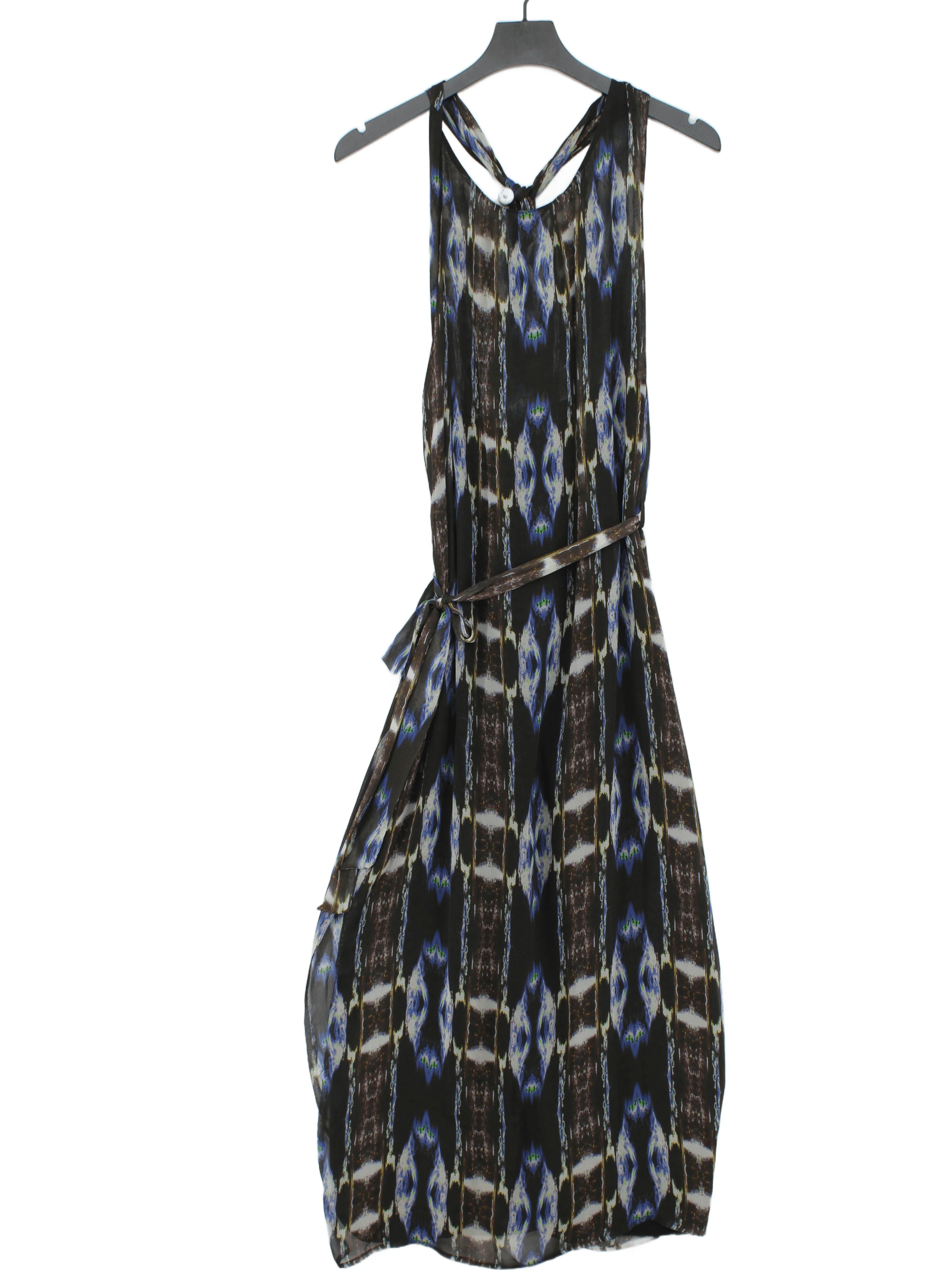 Topshop Tank Mini Dress UK10 in Multi