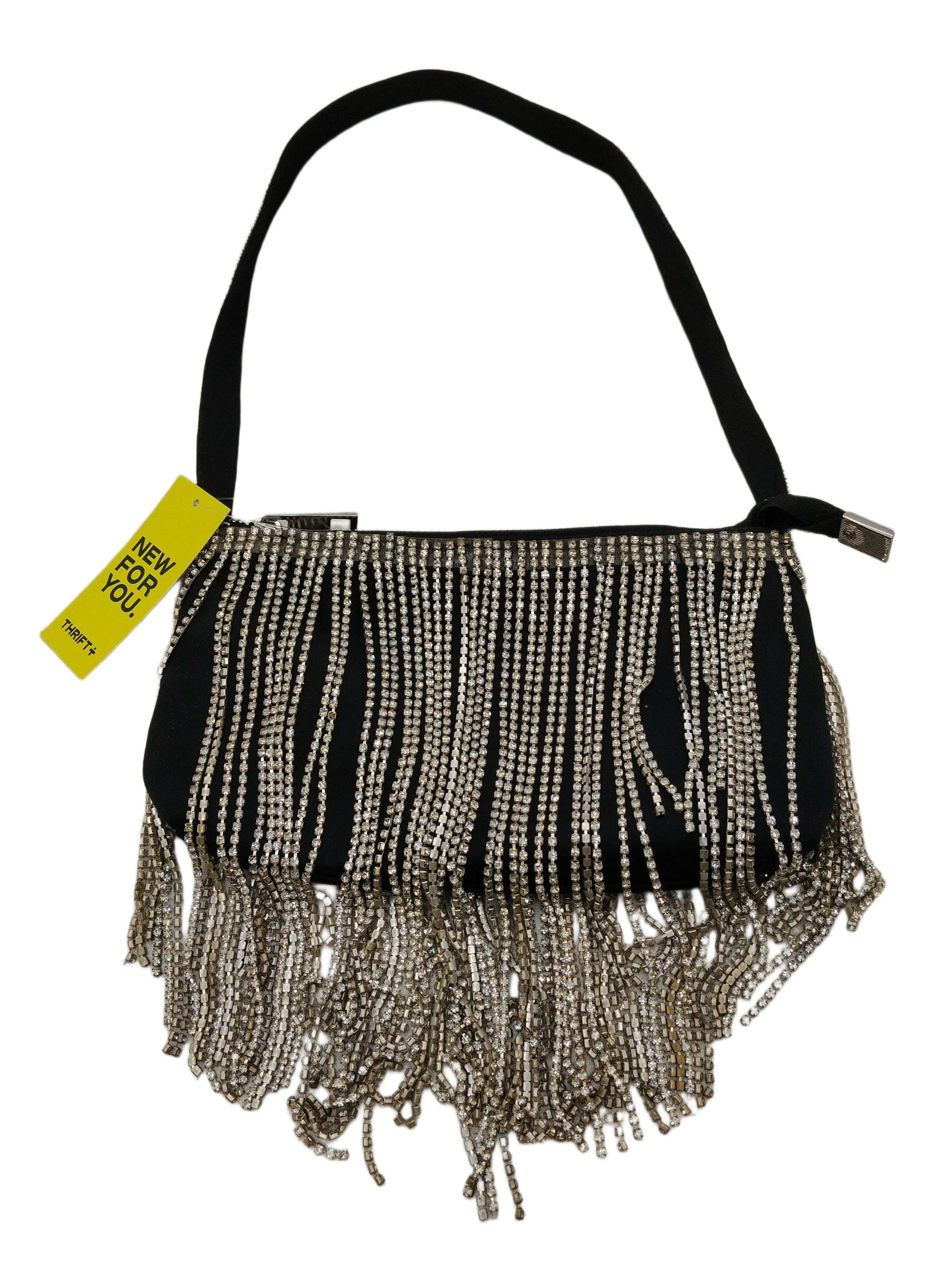 Topshop Women's Bag Black 100% Polyester Shoulder Bag