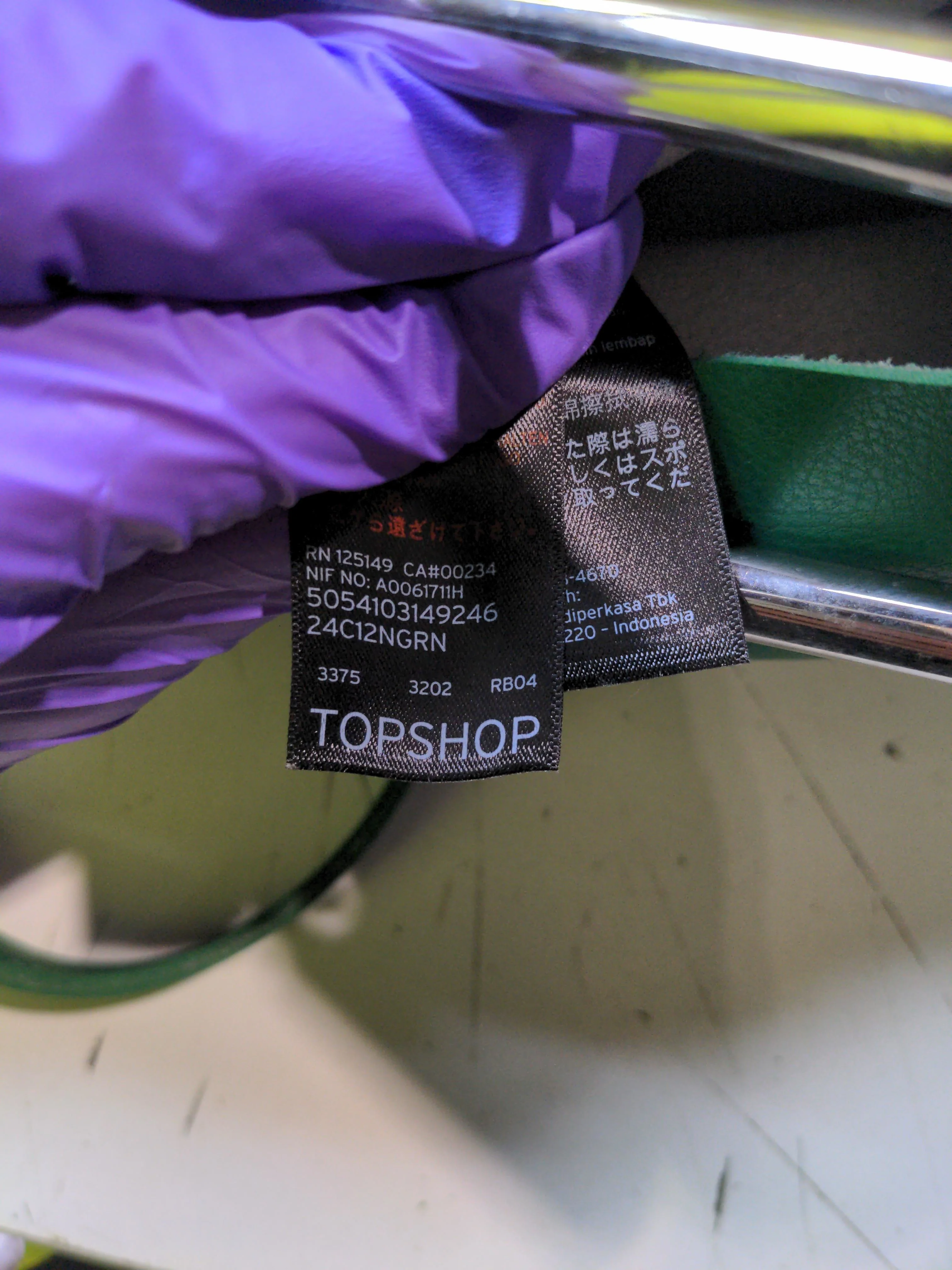 Topshop Women's Bag Green 100% Faux Leather Shoulder Bag - Image 6