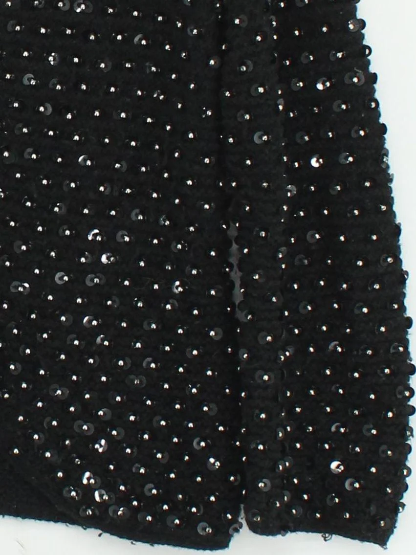 Topshop Women's Cardigan M Black 100% Acrylic Round Neck Cardigan - Image 4
