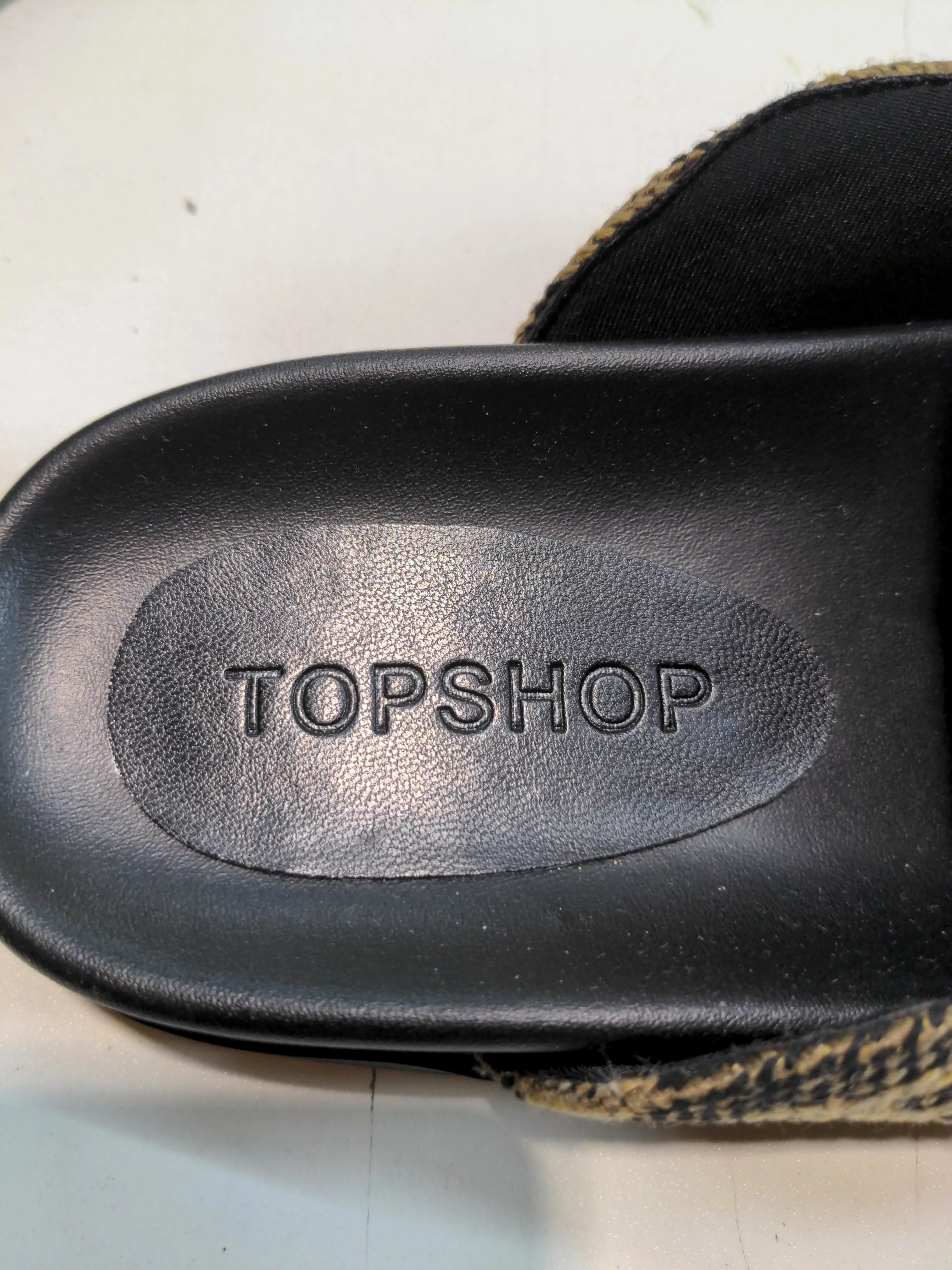 Topshop Women's Flat Shoes UK 4 Brown Animal Print 100% Other Slider - Image 8