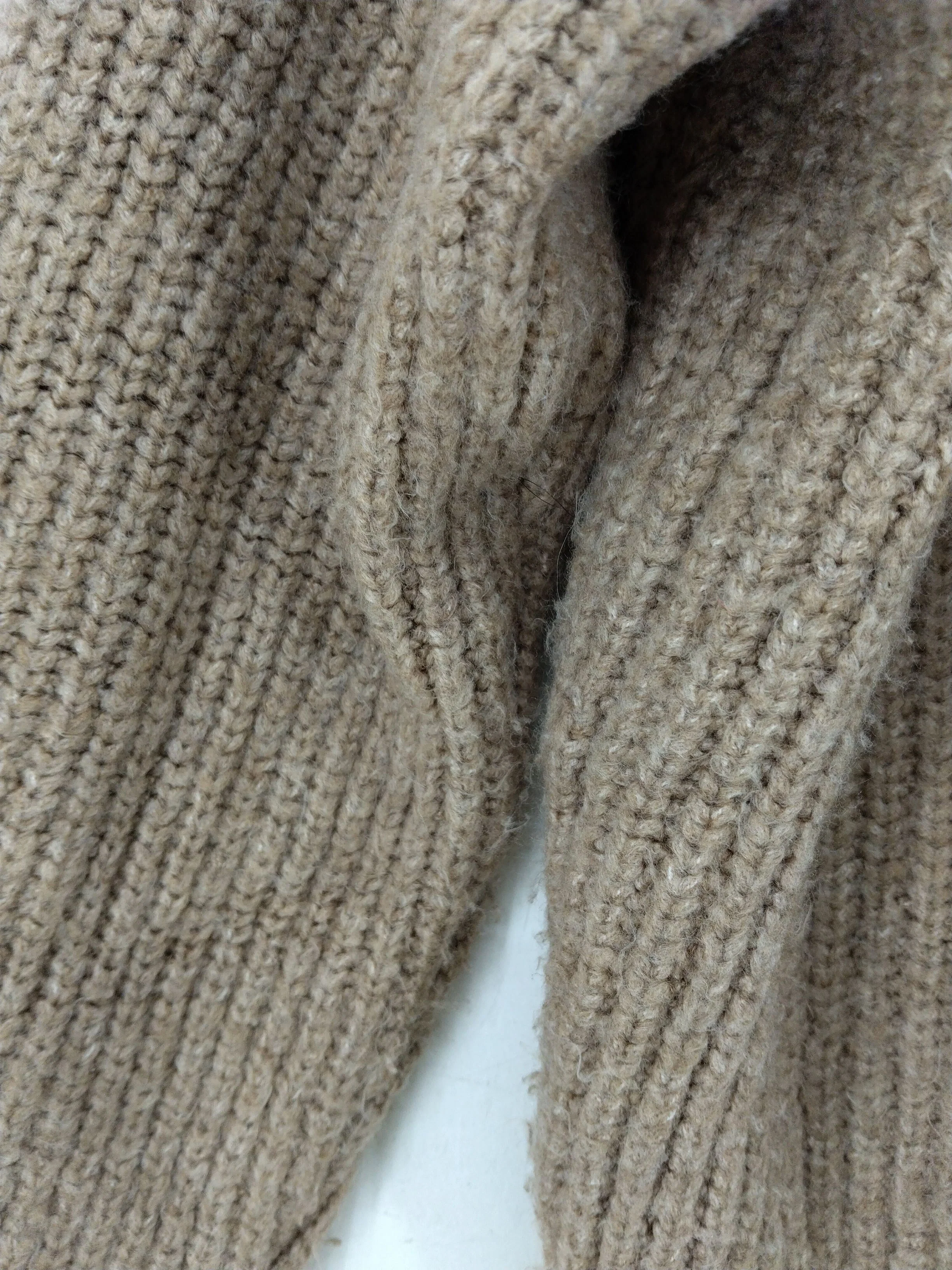 Topshop Women's Hoodie M Brown Acrylic with Polyester Pullover - Image 5