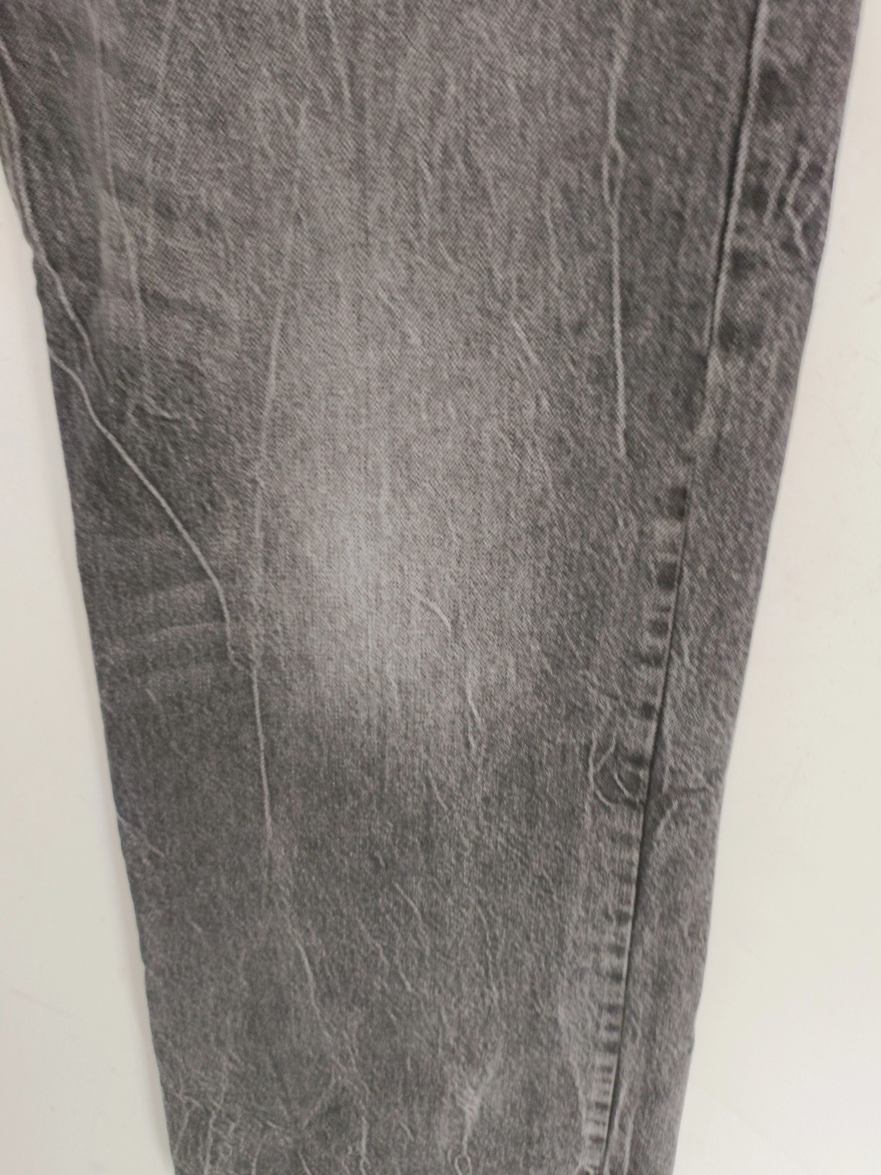 Topshop Women's Jeans W 26 in Black 100% Cotton Wide-Leg - Image 5