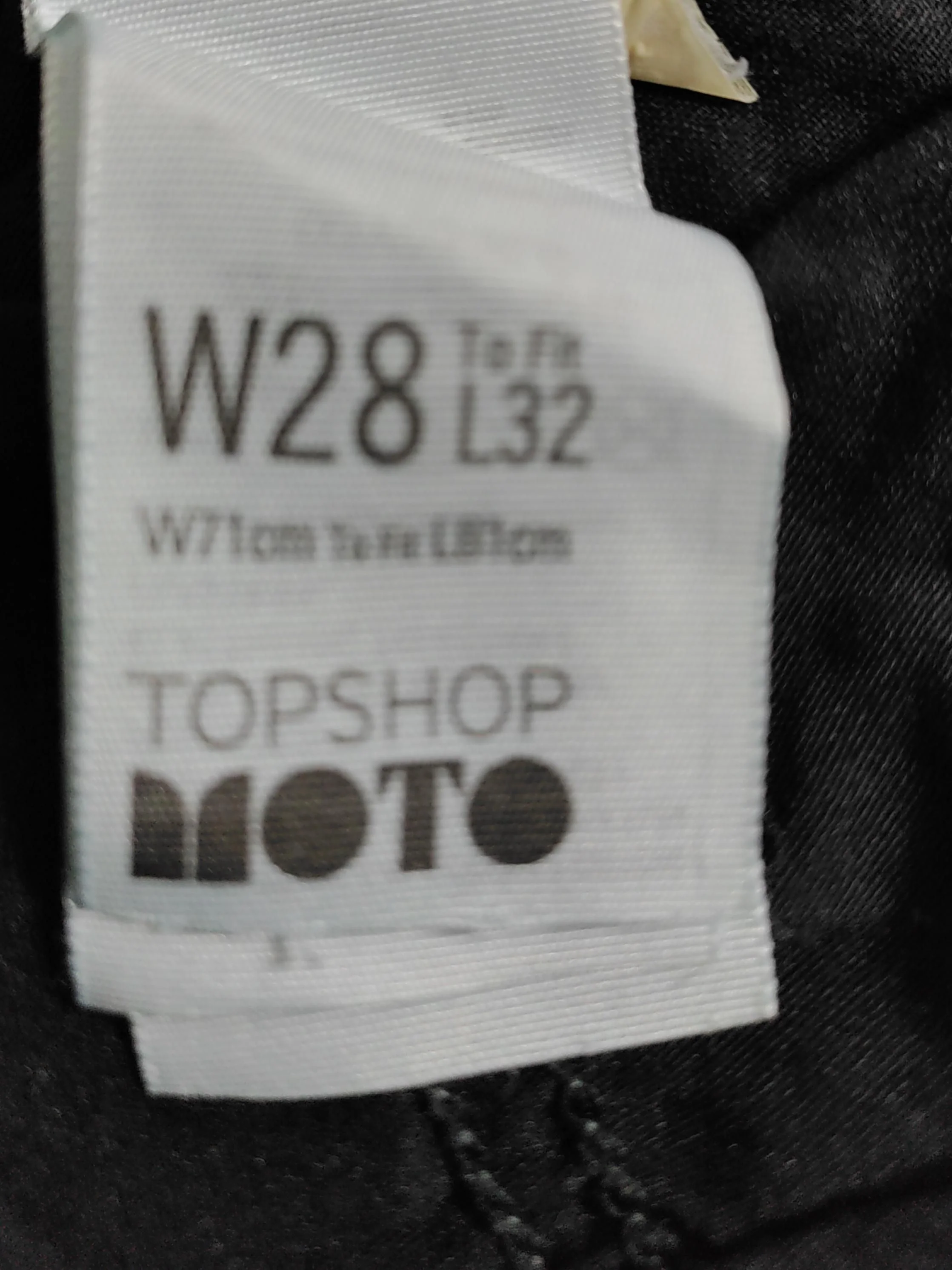 Topshop Women's Jeans W 28 in Blue Cotton with Polyester, Elastane Skinny - Image 5