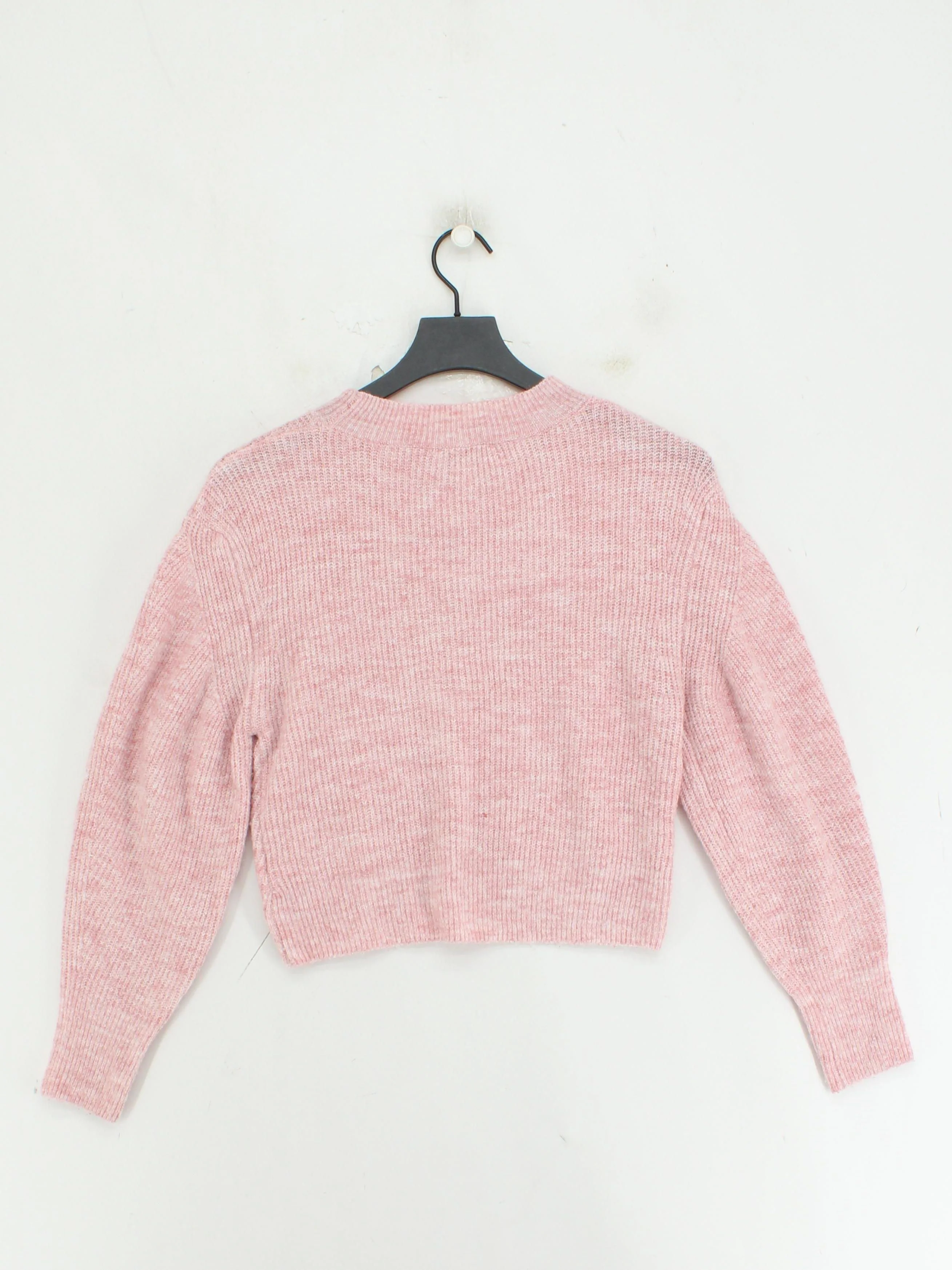 Topshop Women's Jumper S Pink Acrylic with Polyester, Elastane Roll Neck Vest - Image 2