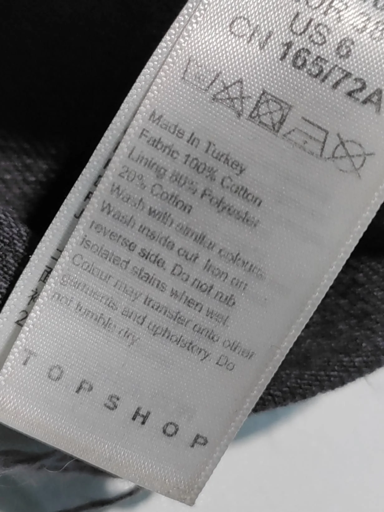 Topshop Women's Mini Skirt UK 10 Black Cotton with Polyester Short Mini - Image 6