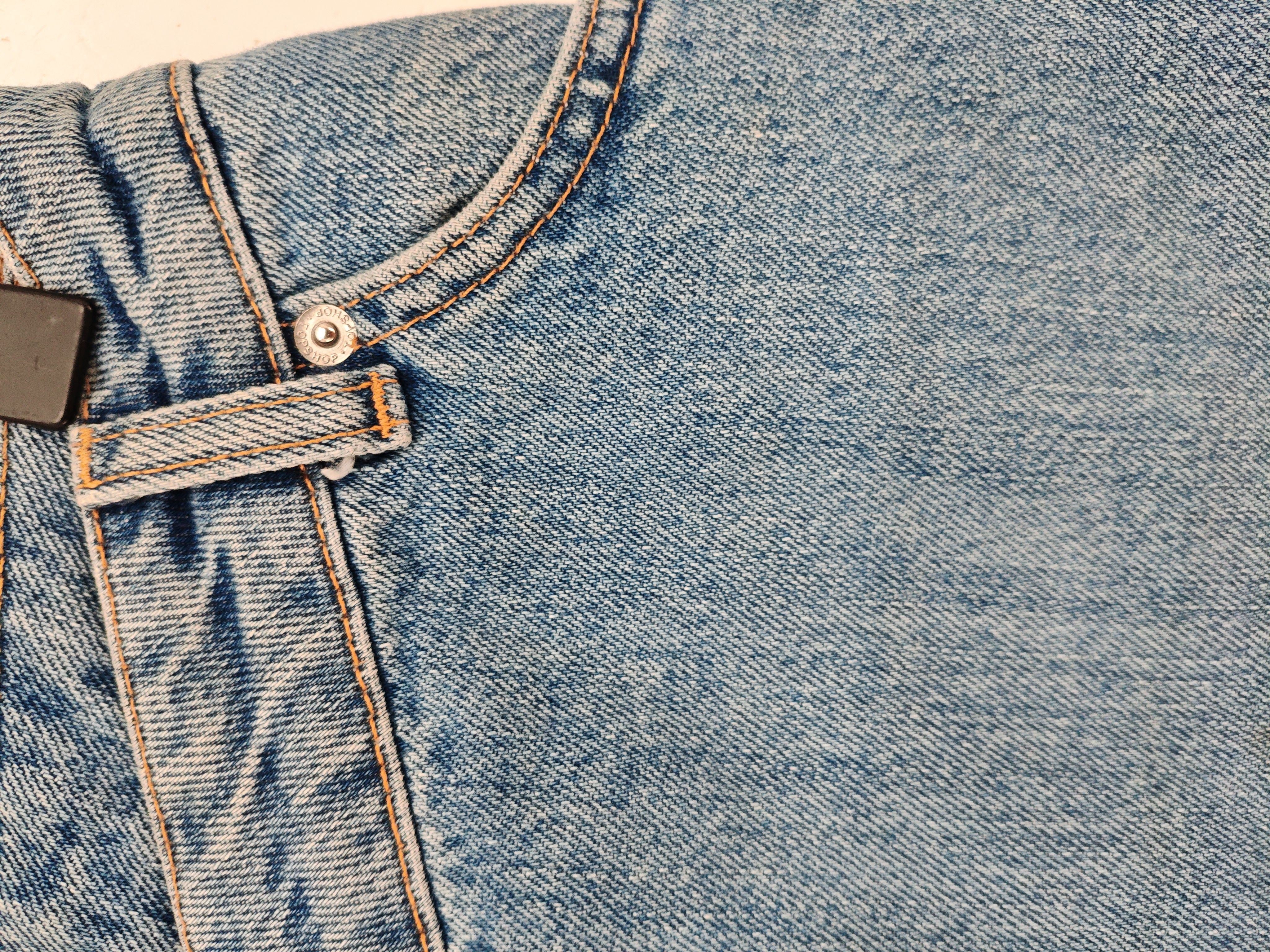 Topshop Women's Mini Skirt UK 10 Blue 100% Cotton Short Mini - Image 5
