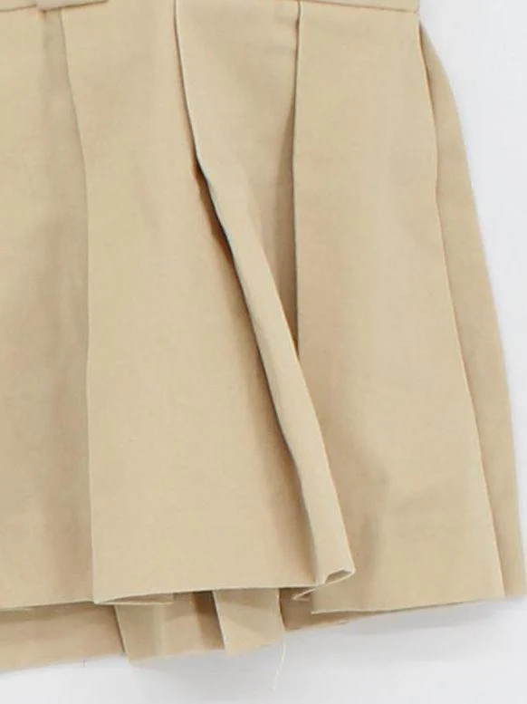Topshop Women's Mini Skirt UK 10 Tan 100% Cotton Short Mini - Image 4