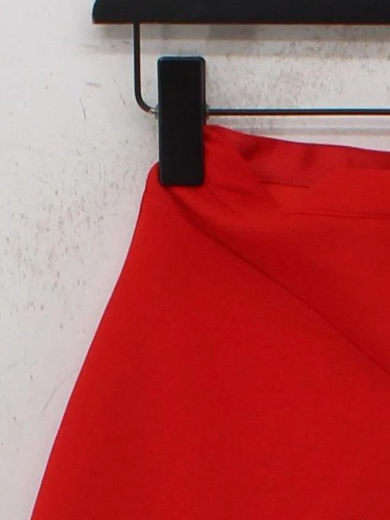 Topshop Women's Mini Skirt UK 8 Red Polyester with Elastane Short Mini - Image 4
