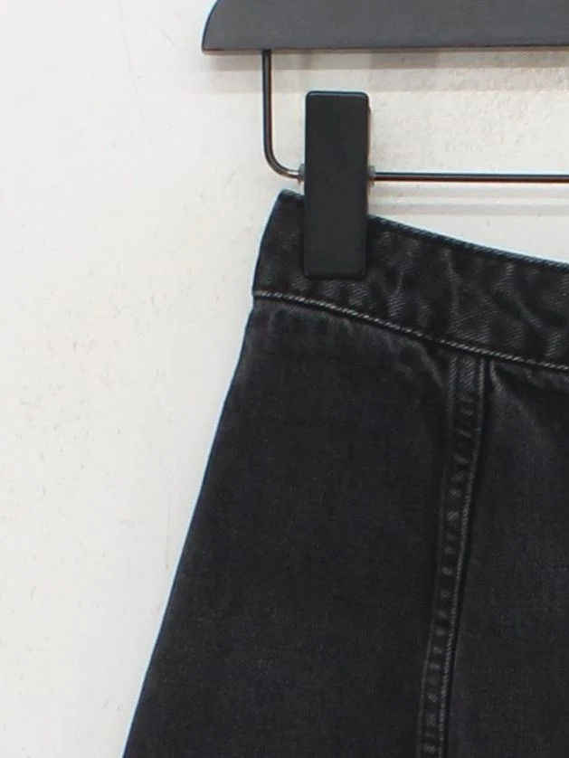 Topshop Women's Mini Skirt W 25 in Black 100% Cotton Short Mini - Image 4